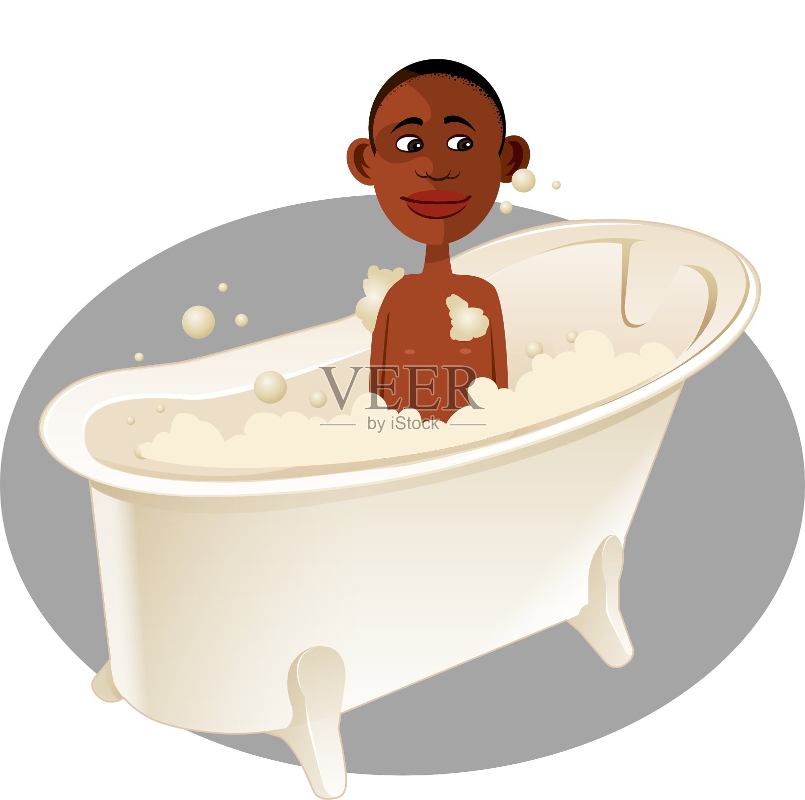 男孩浴设计元素图片