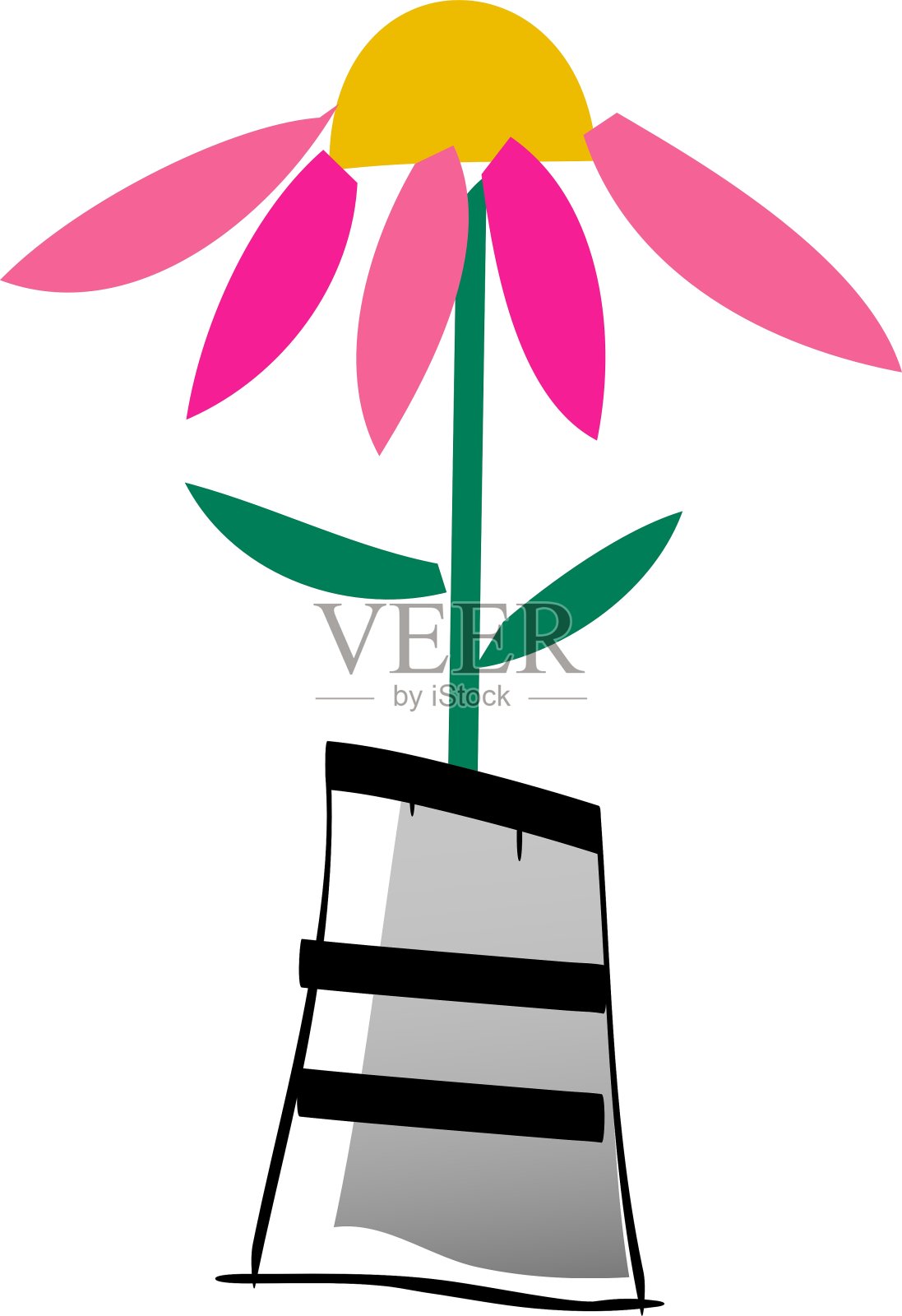 一朵花设计元素图片