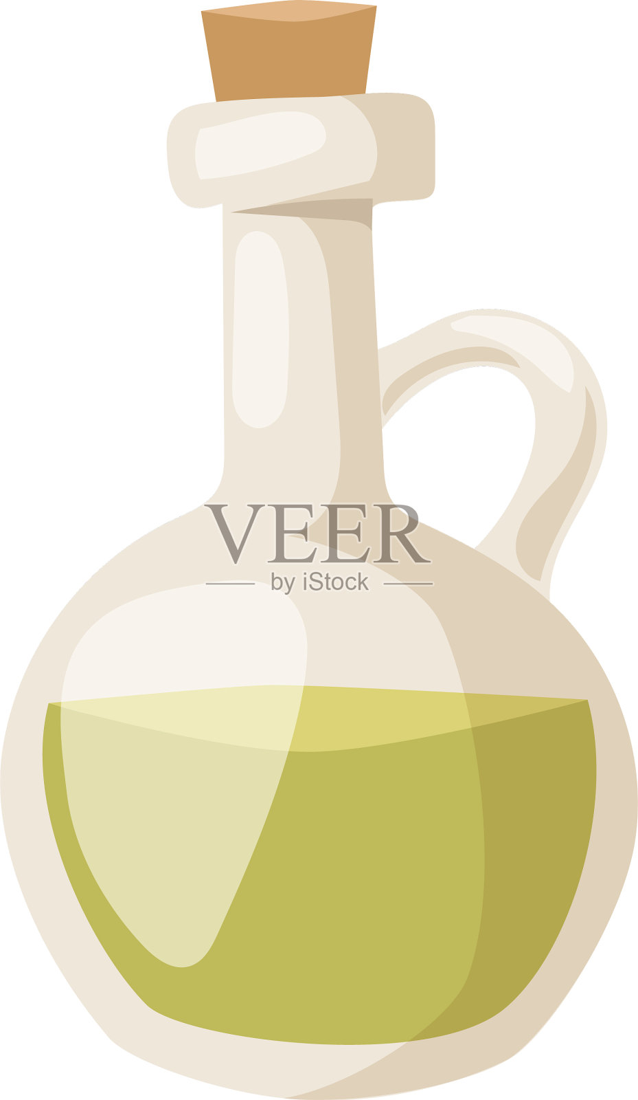 橄榄油玻璃瓶设计元素图片