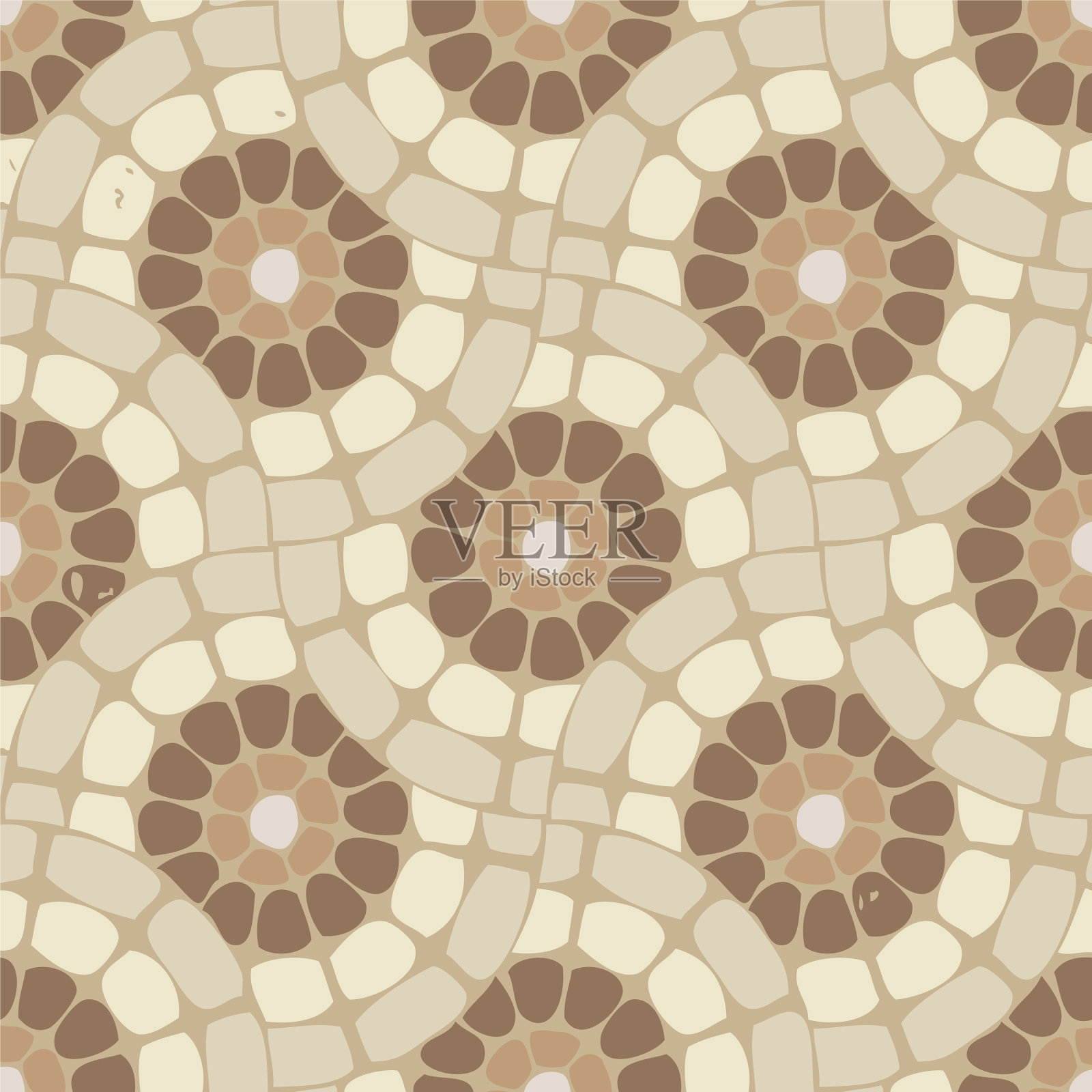 瓷砖马赛克地板插画图片素材