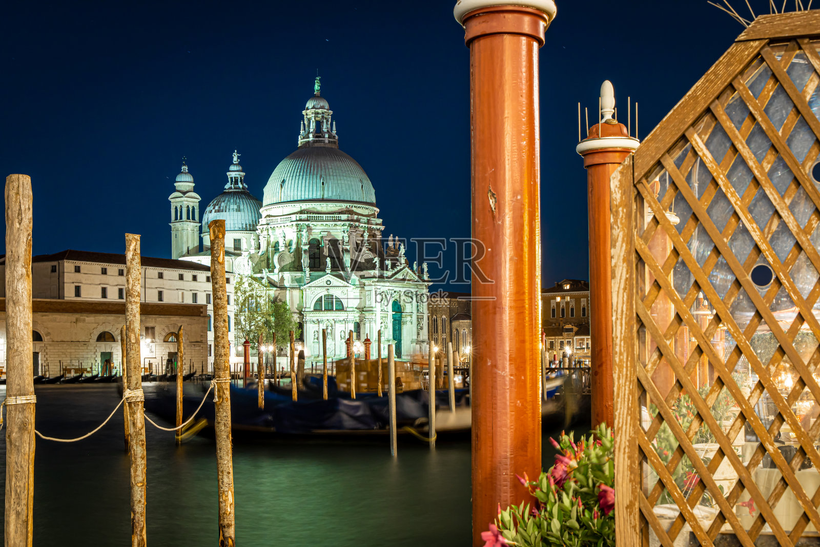 意大利威尼斯的圣玛丽亚大教堂照片摄影图片