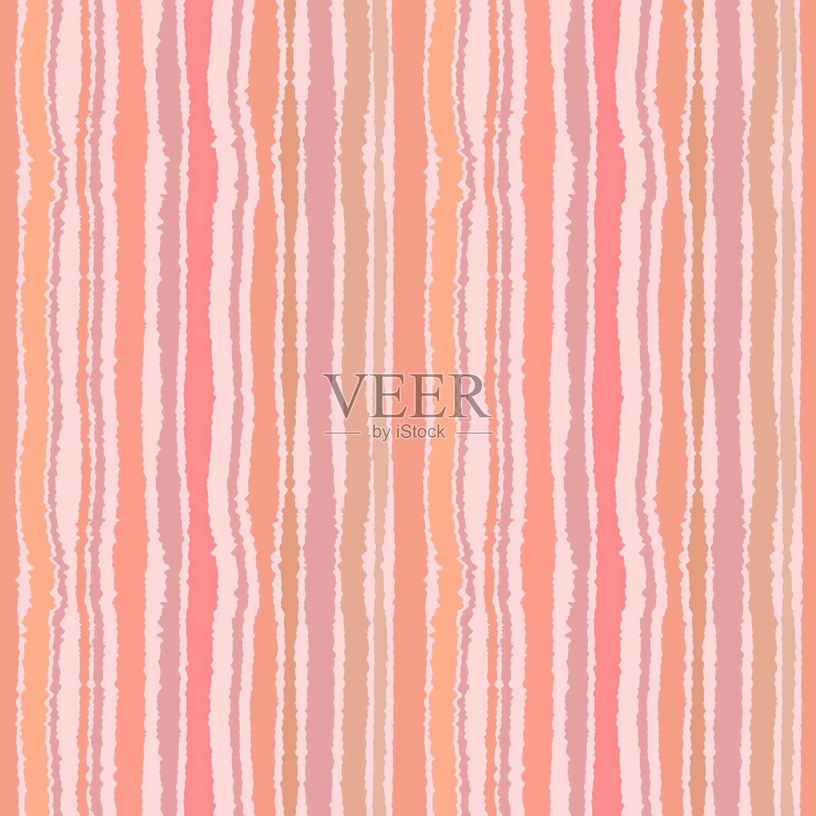 无缝条纹图案垂直线条与撕裂插画图片素材