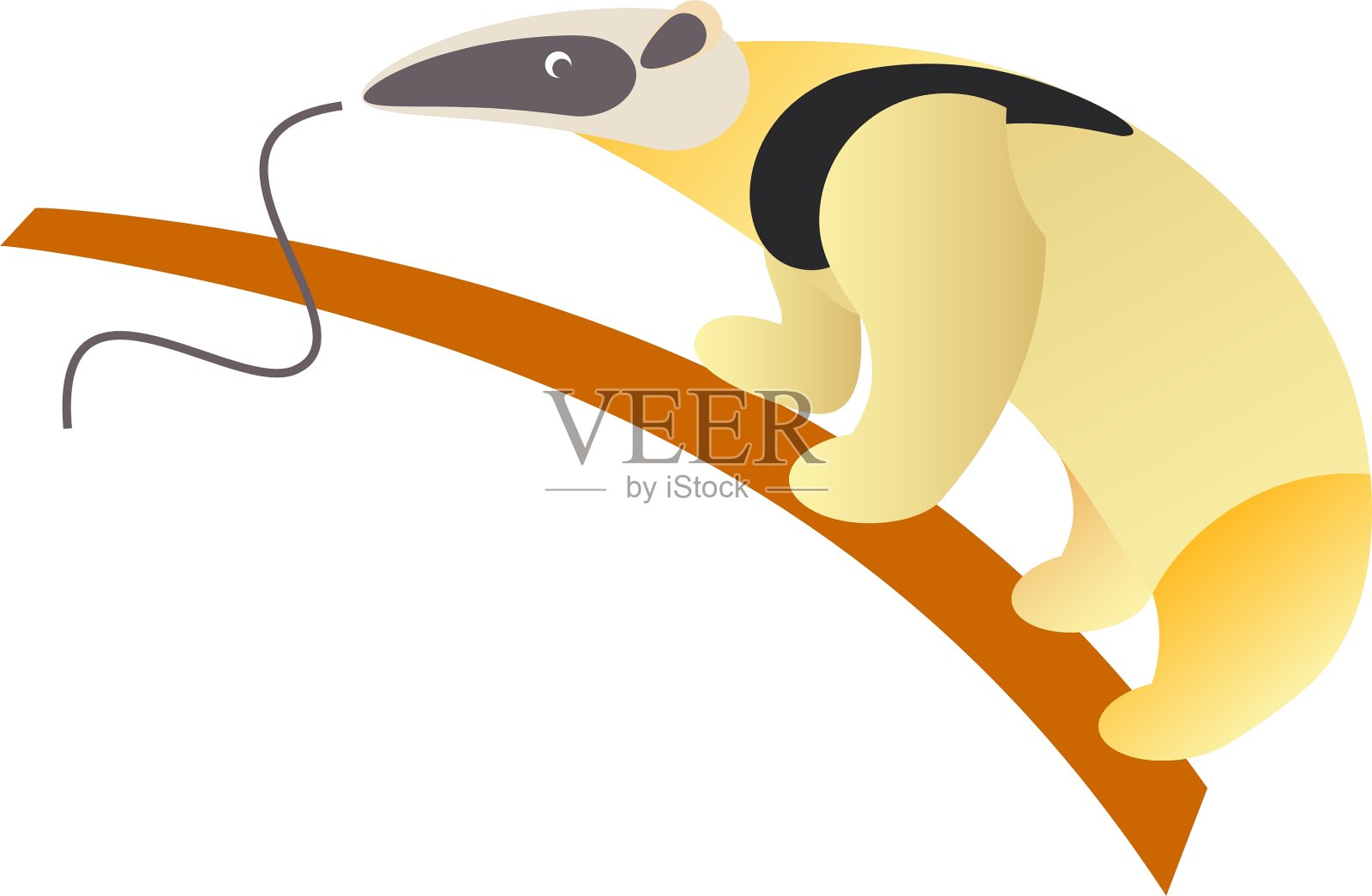 蚁熊- 380x400设计元素图片