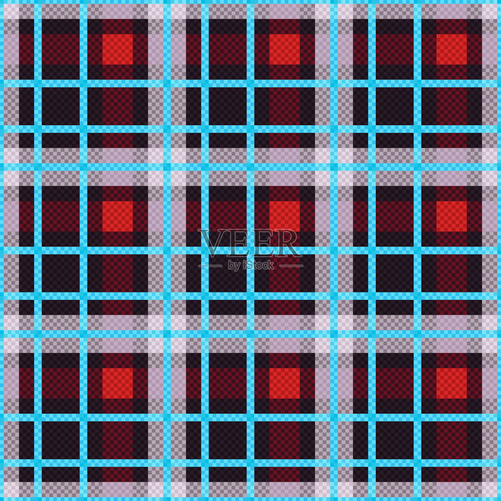 无缝的方格图案插画图片素材