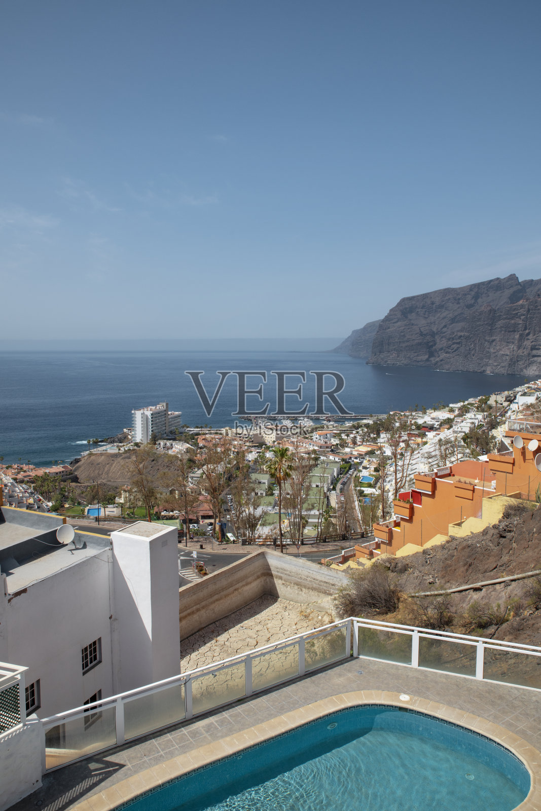 西班牙加那利群岛，特内里费，Los Gigantes照片摄影图片