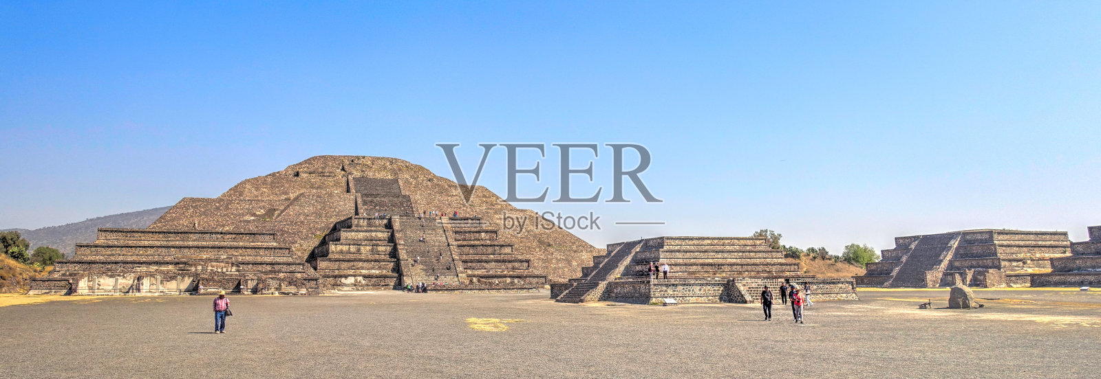 特奥蒂瓦坎考古遗址，墨西哥照片摄影图片