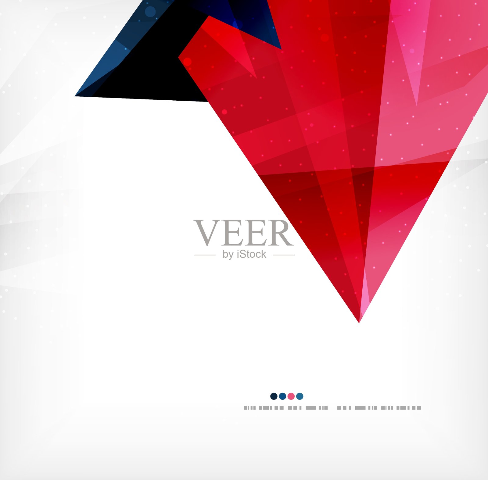 现代3d抽象形状在白色布局插画图片素材