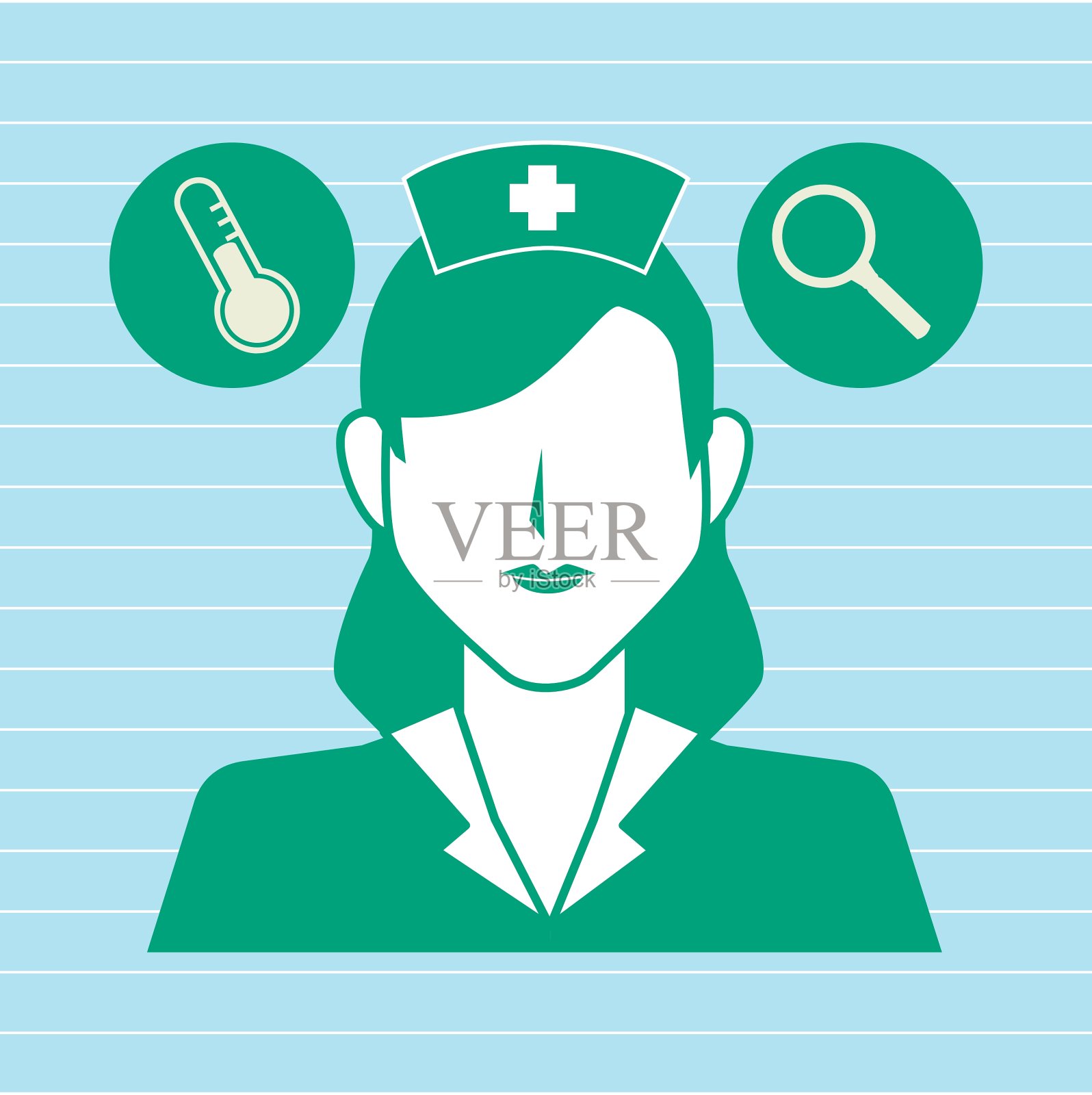 医疗保健的设计插画图片素材