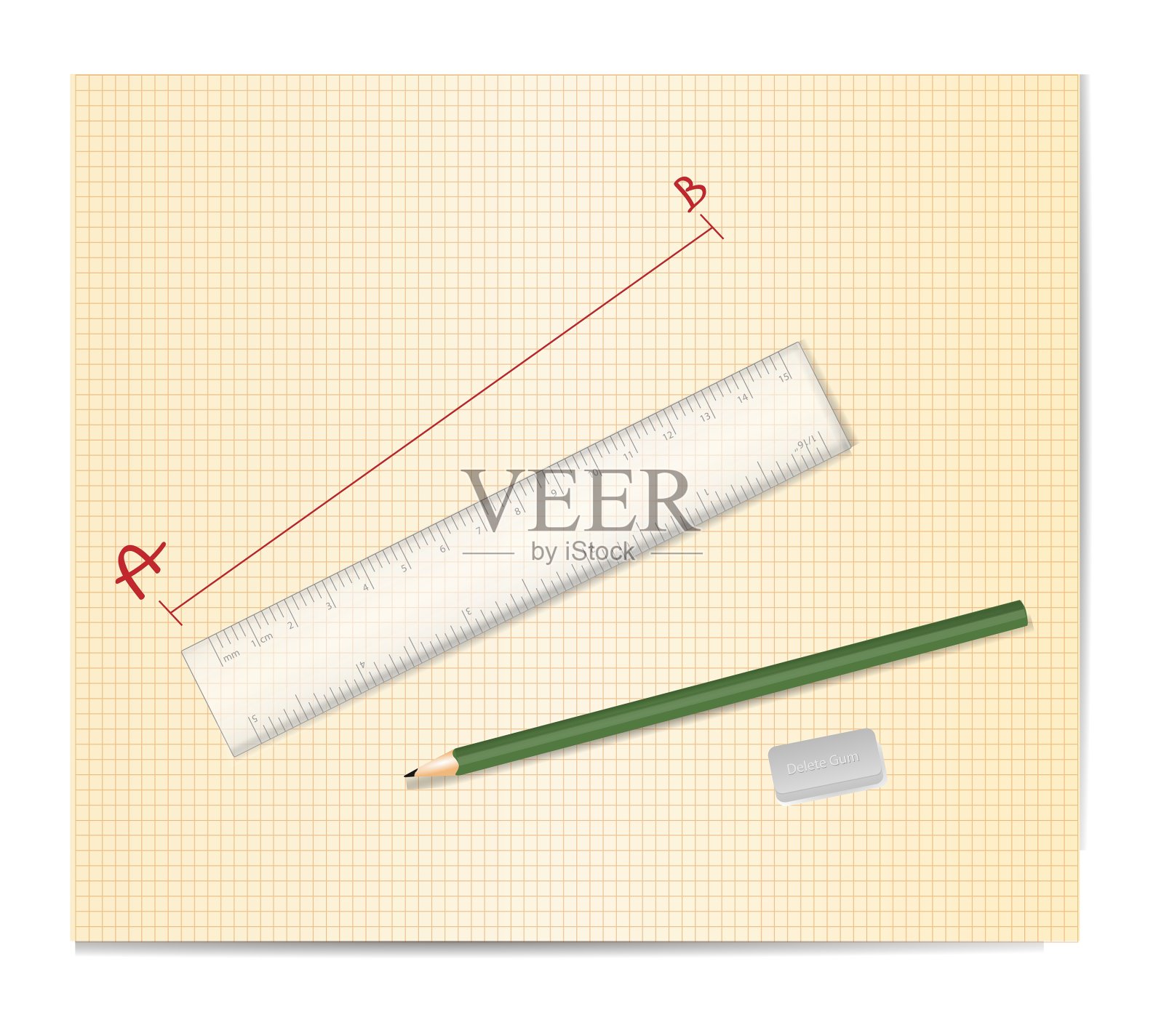绘图工具插画图片素材