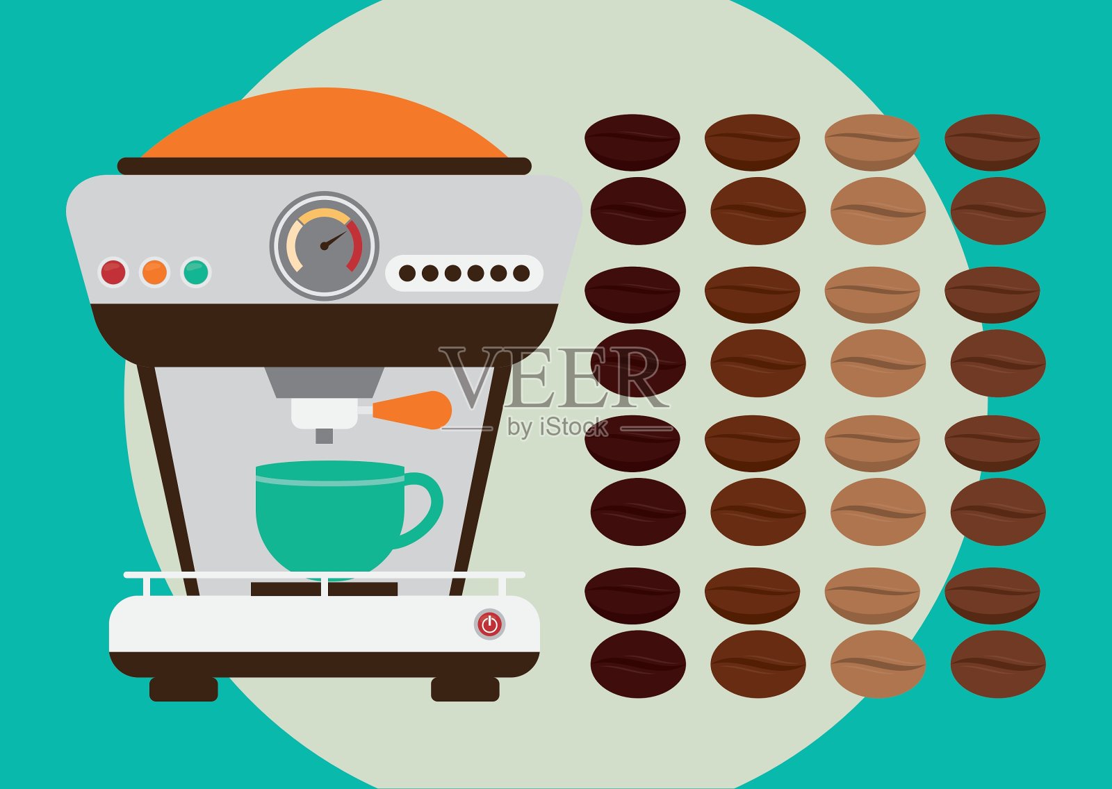 咖啡图标设计插画图片素材