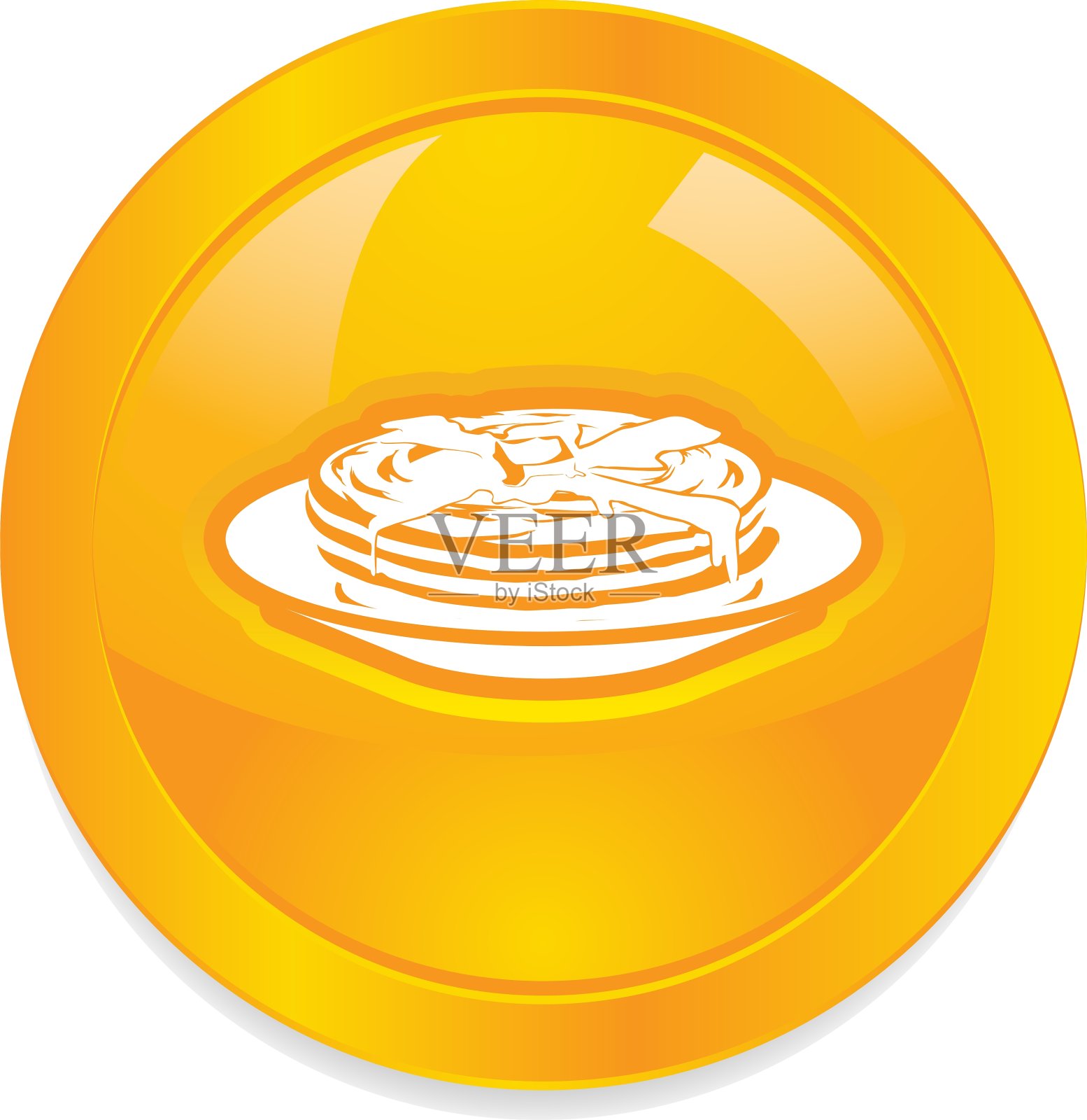 平食物图标插画图片素材