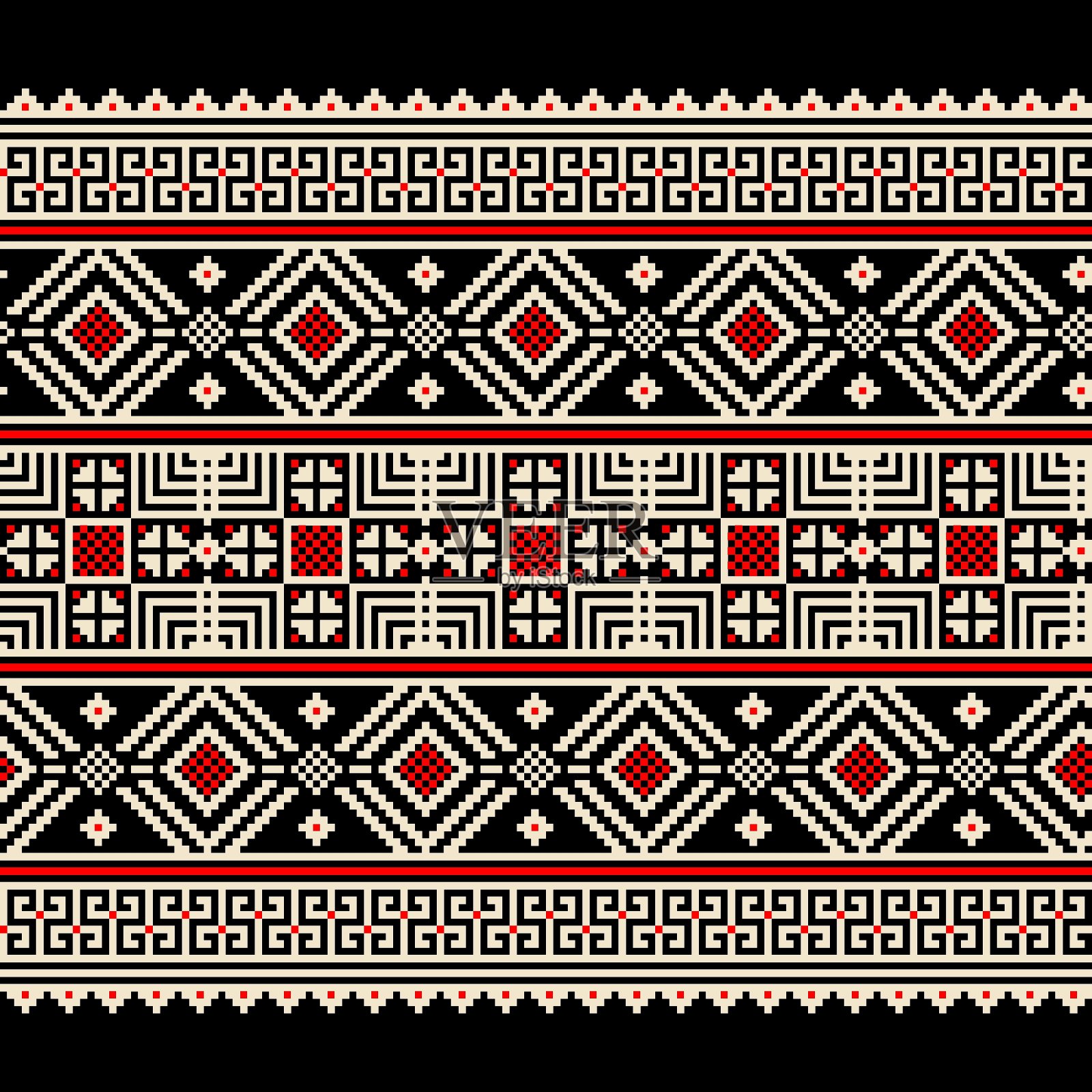 乌克兰的图案装饰插画图片素材