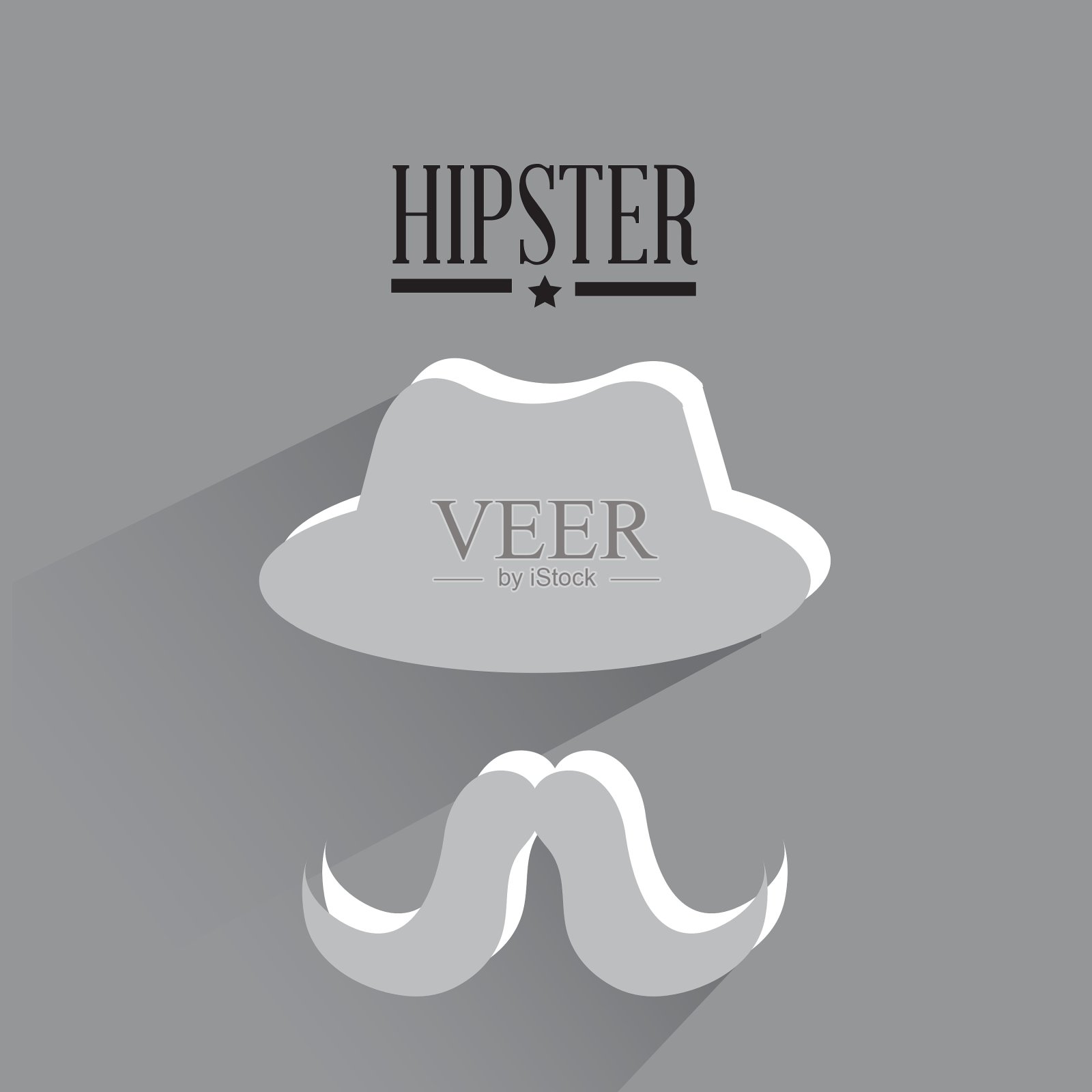 时髦的生活方式和时尚配饰插画图片素材