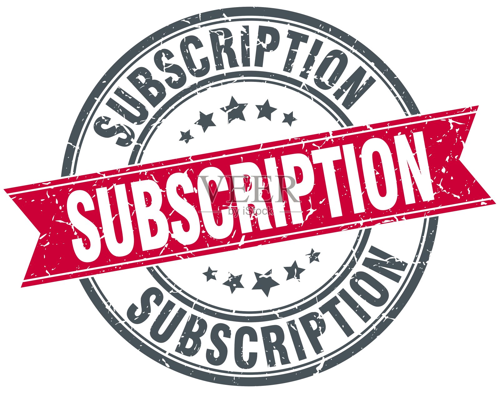 订购红色圆形垃圾复古缎带邮票设计元素图片