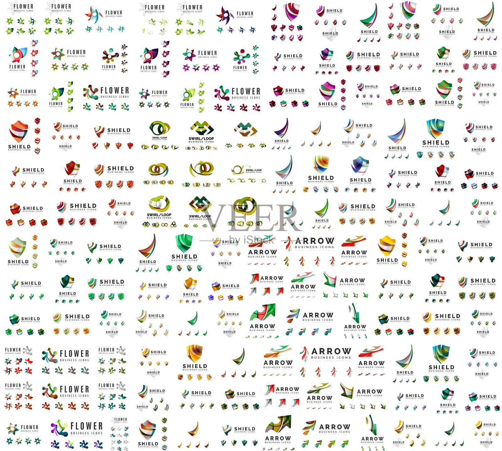 兆集通用标识业务图标素材