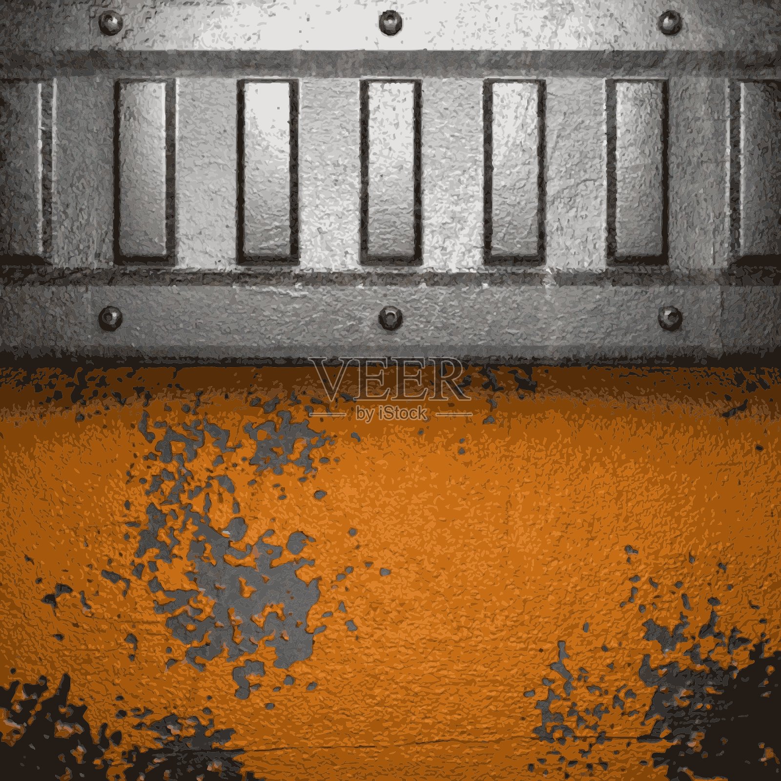 旧金属背景插画图片素材