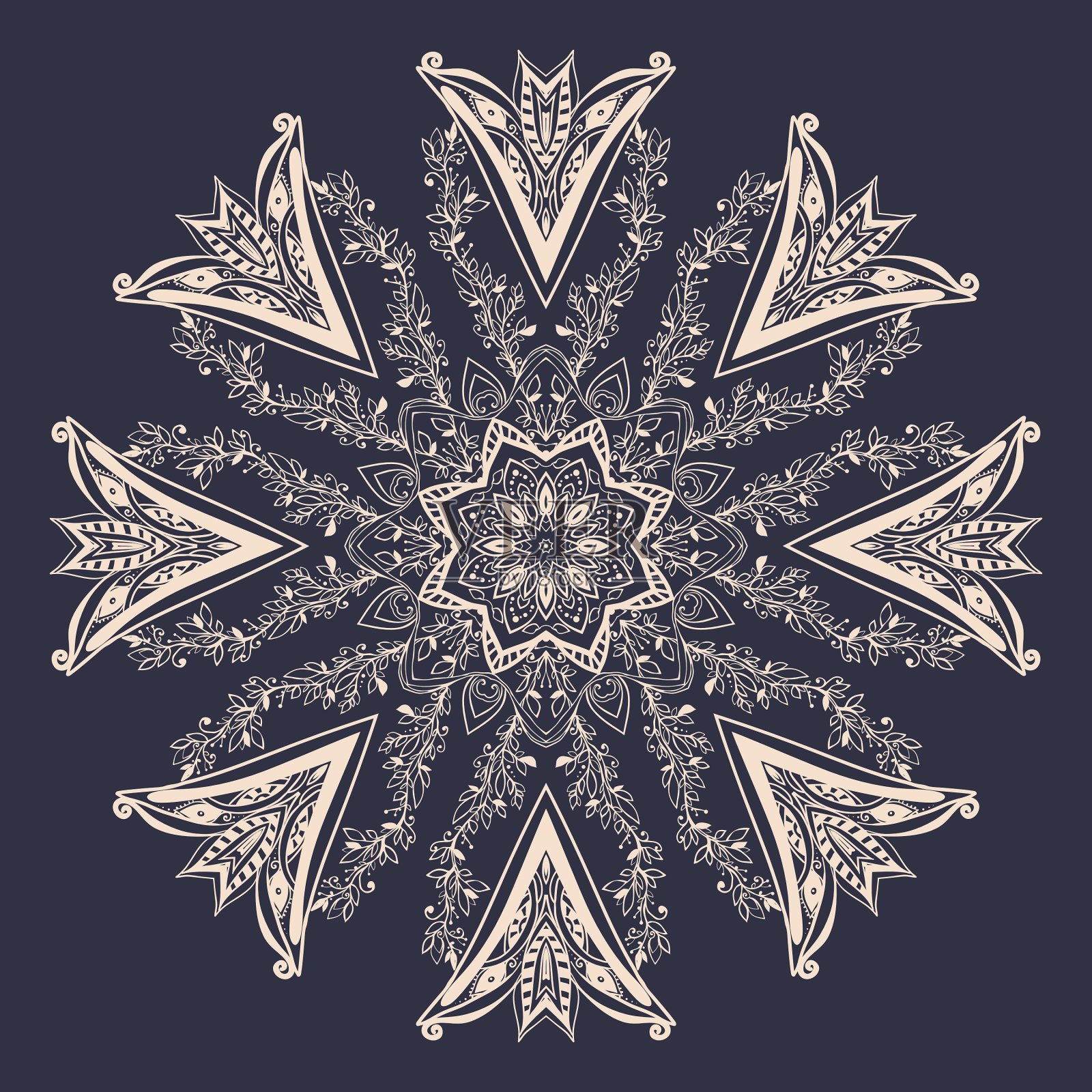 漂亮的卡片插画图片素材