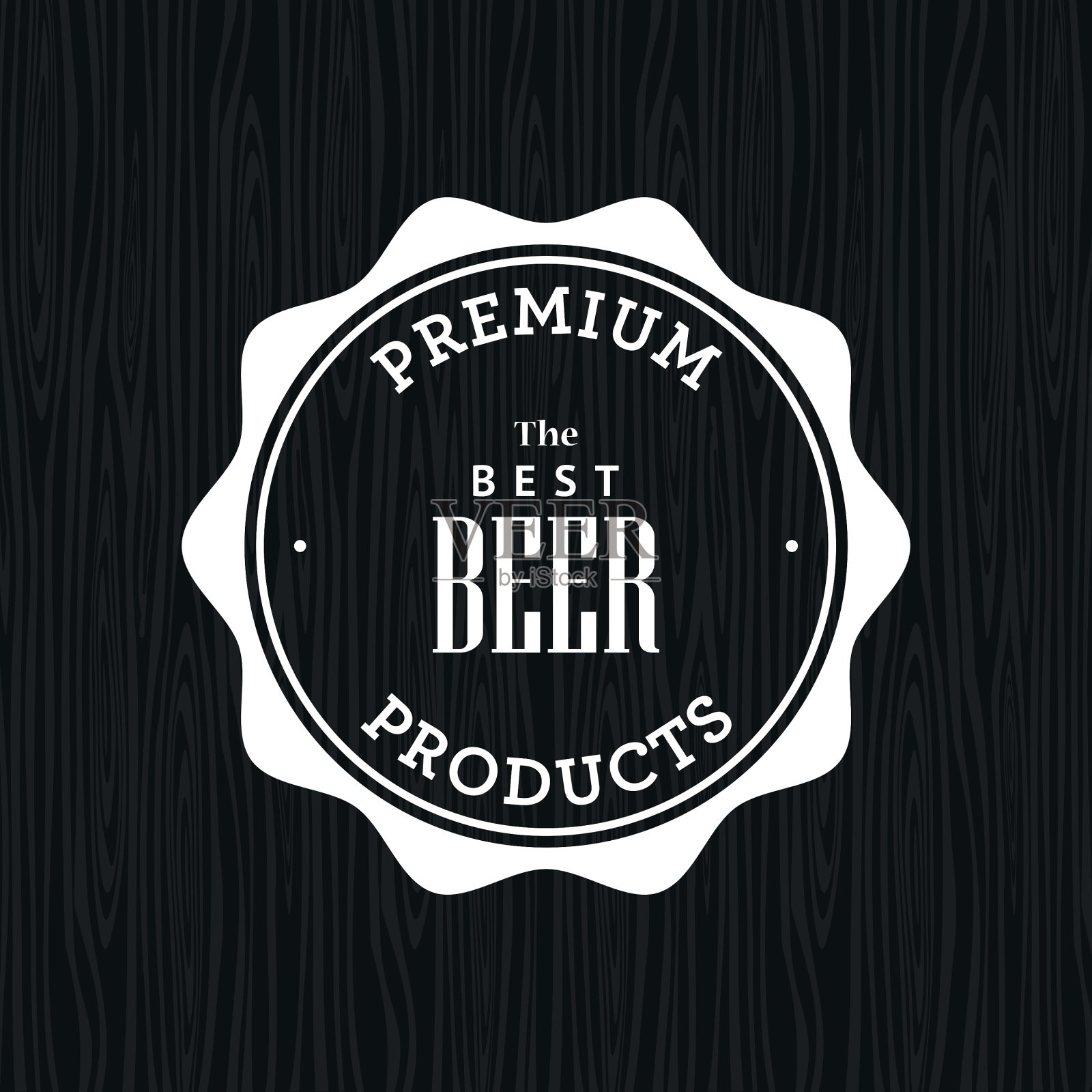 黑色背景上的文字特写镜头插画图片素材