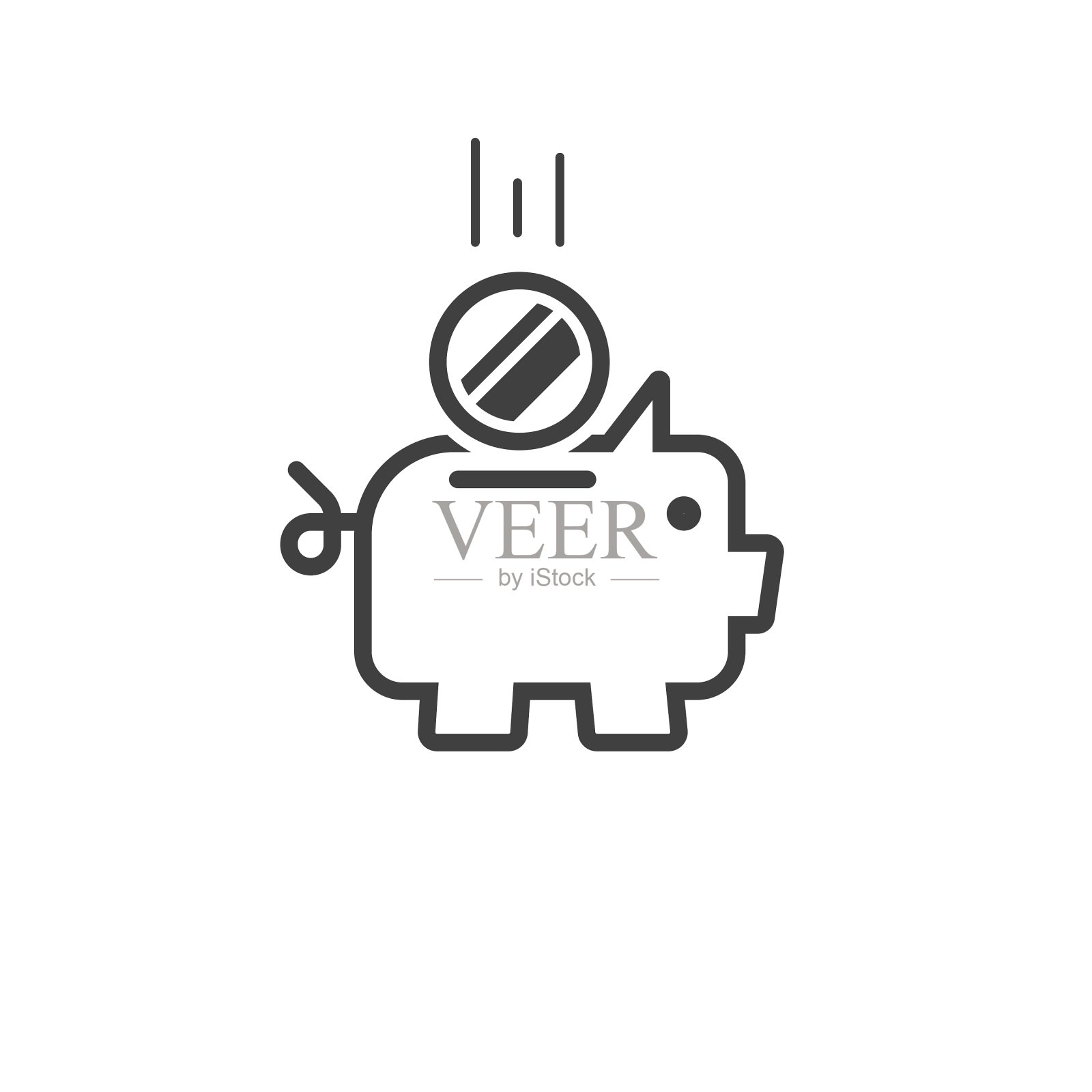 扑满图标插画图片素材