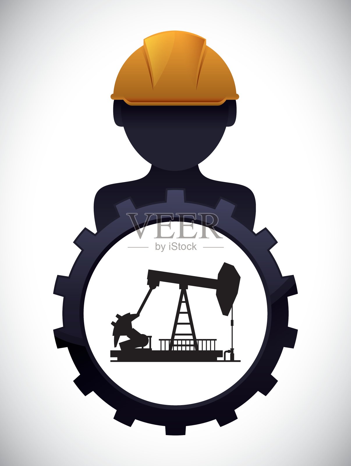 油泵设计插画图片素材