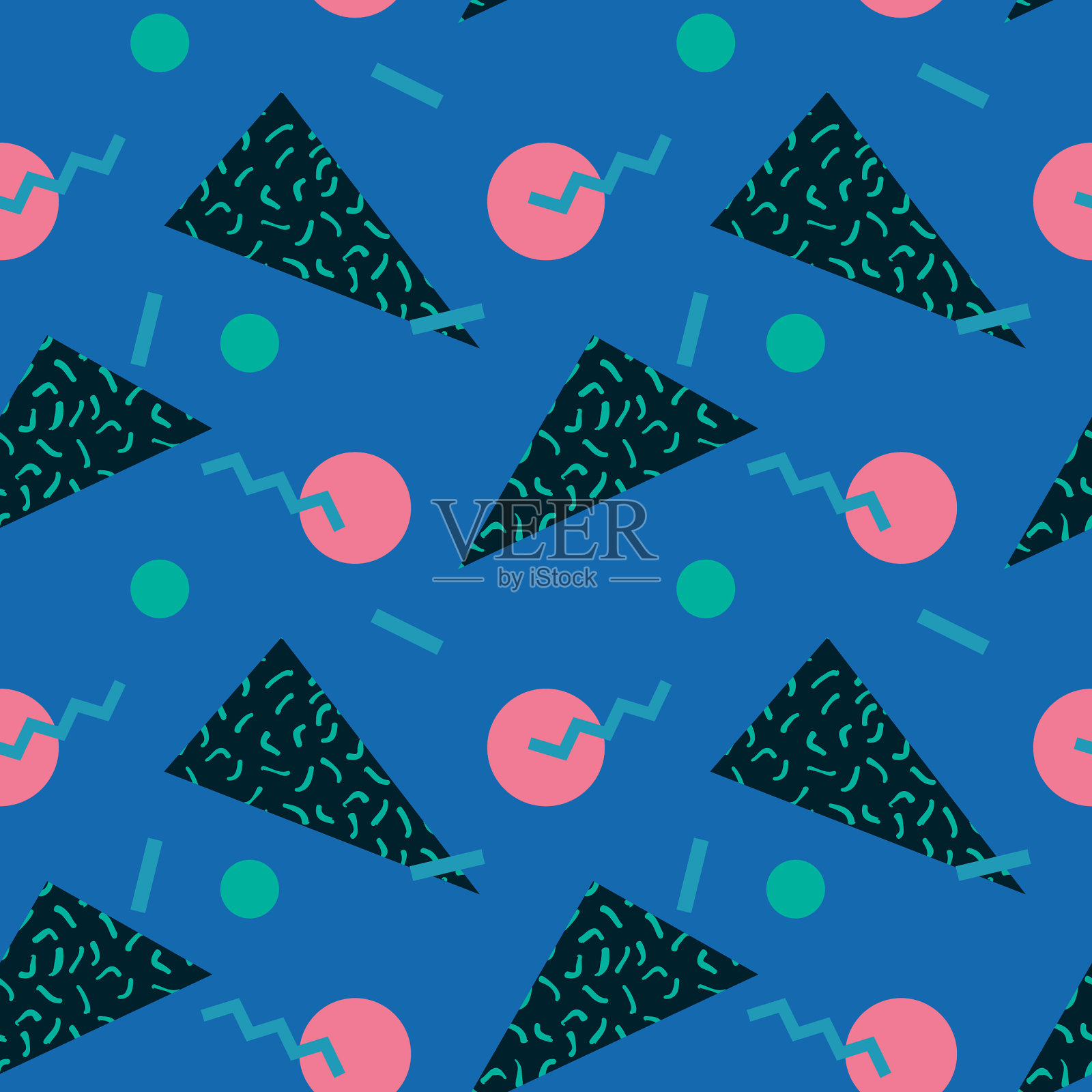 无缝的背景80年s11插画图片素材