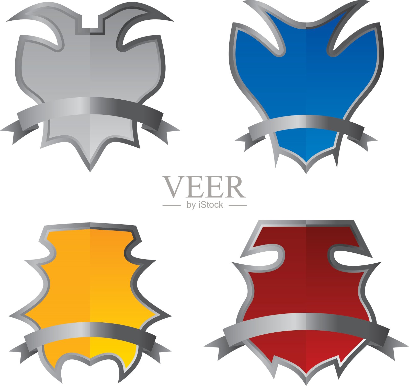 盾牌和象征插画图片素材