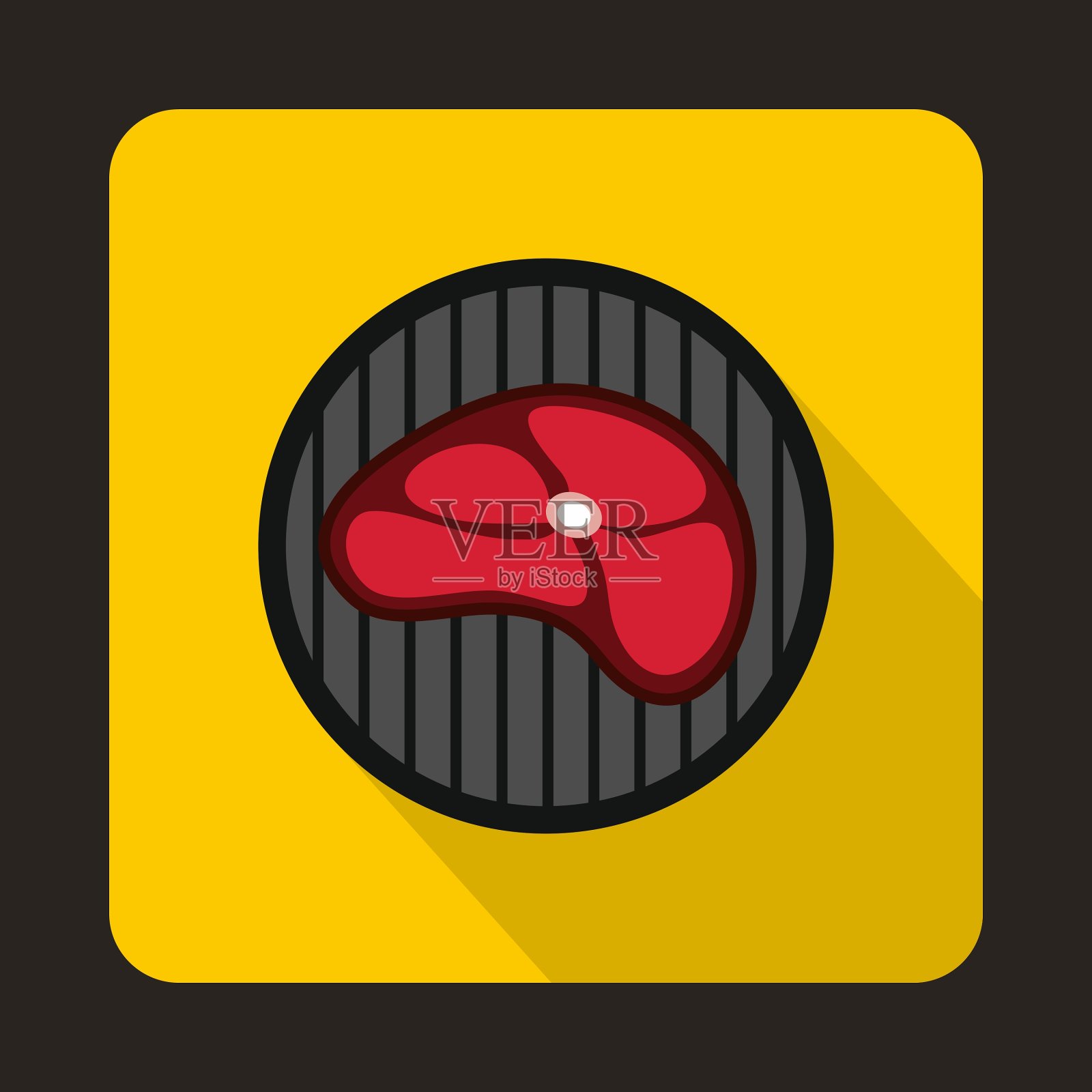 牛排图标插画图片素材