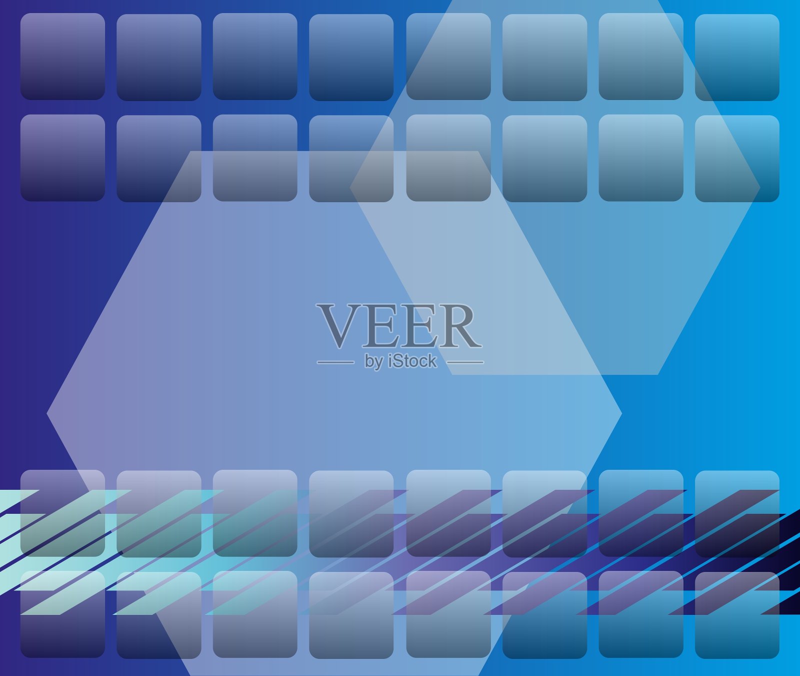 抽象蓝色设计背景插画图片素材