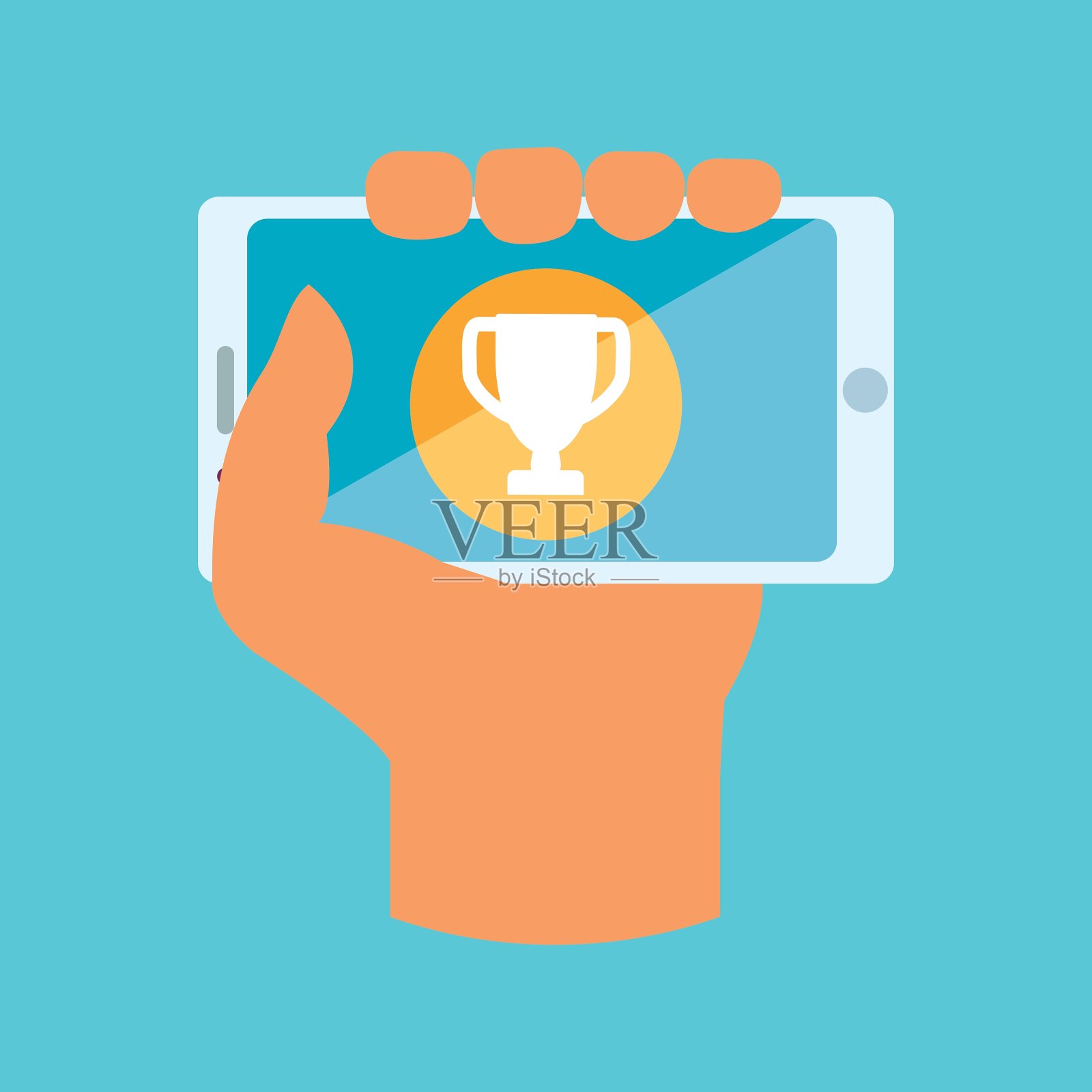 智能手机设计应用程序图标白色背景插画图片素材