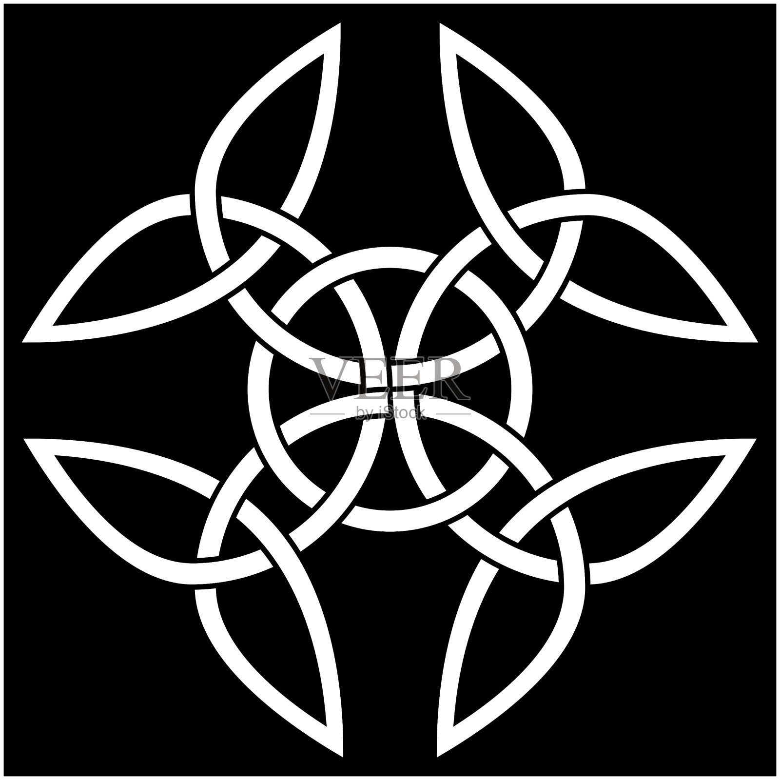 凯尔特第四纪结插画图片素材