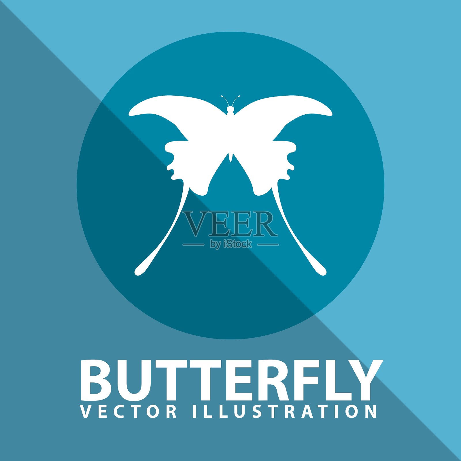 蝴蝶插画图片素材