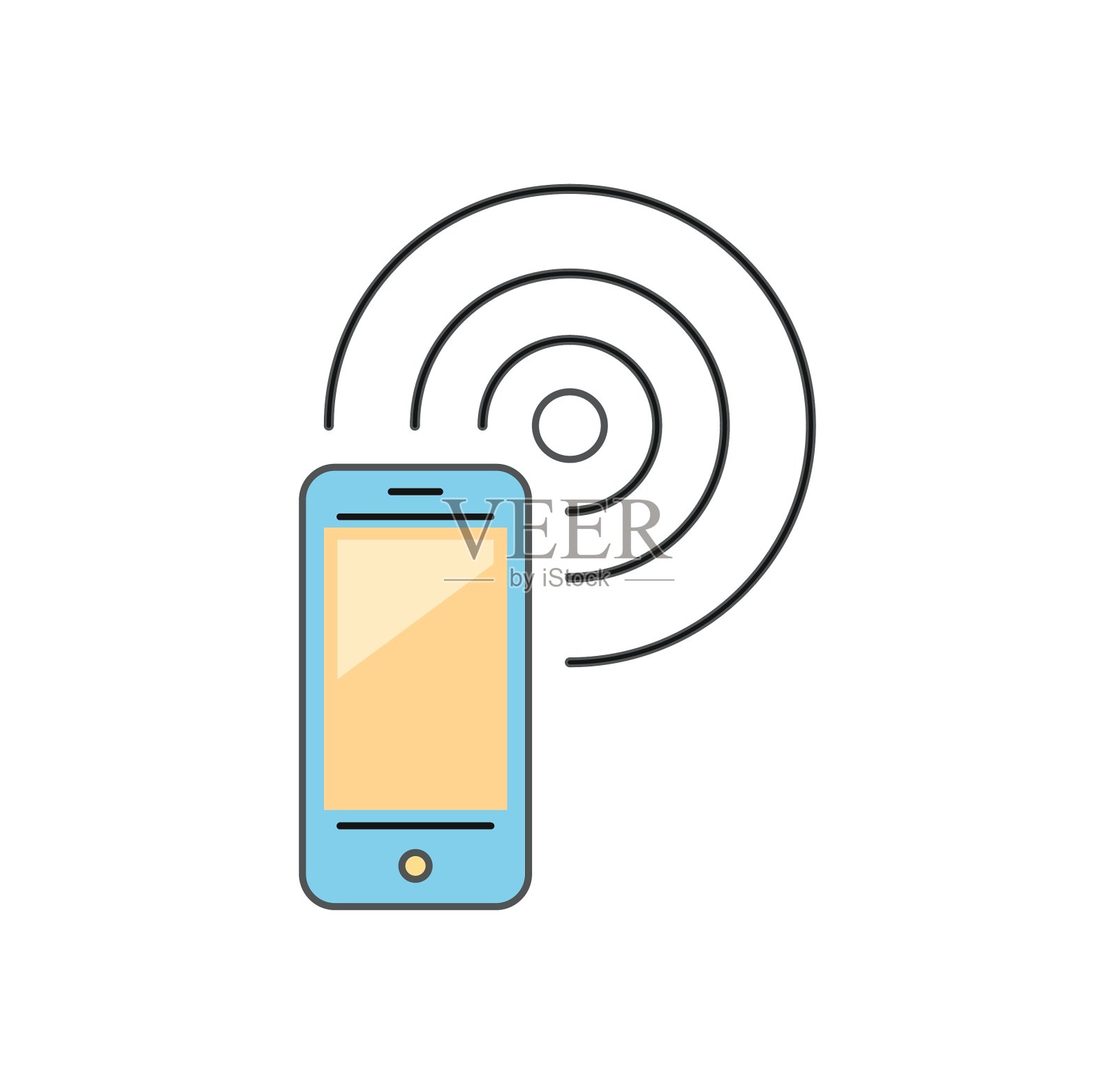 智能手机图标设计元素图片