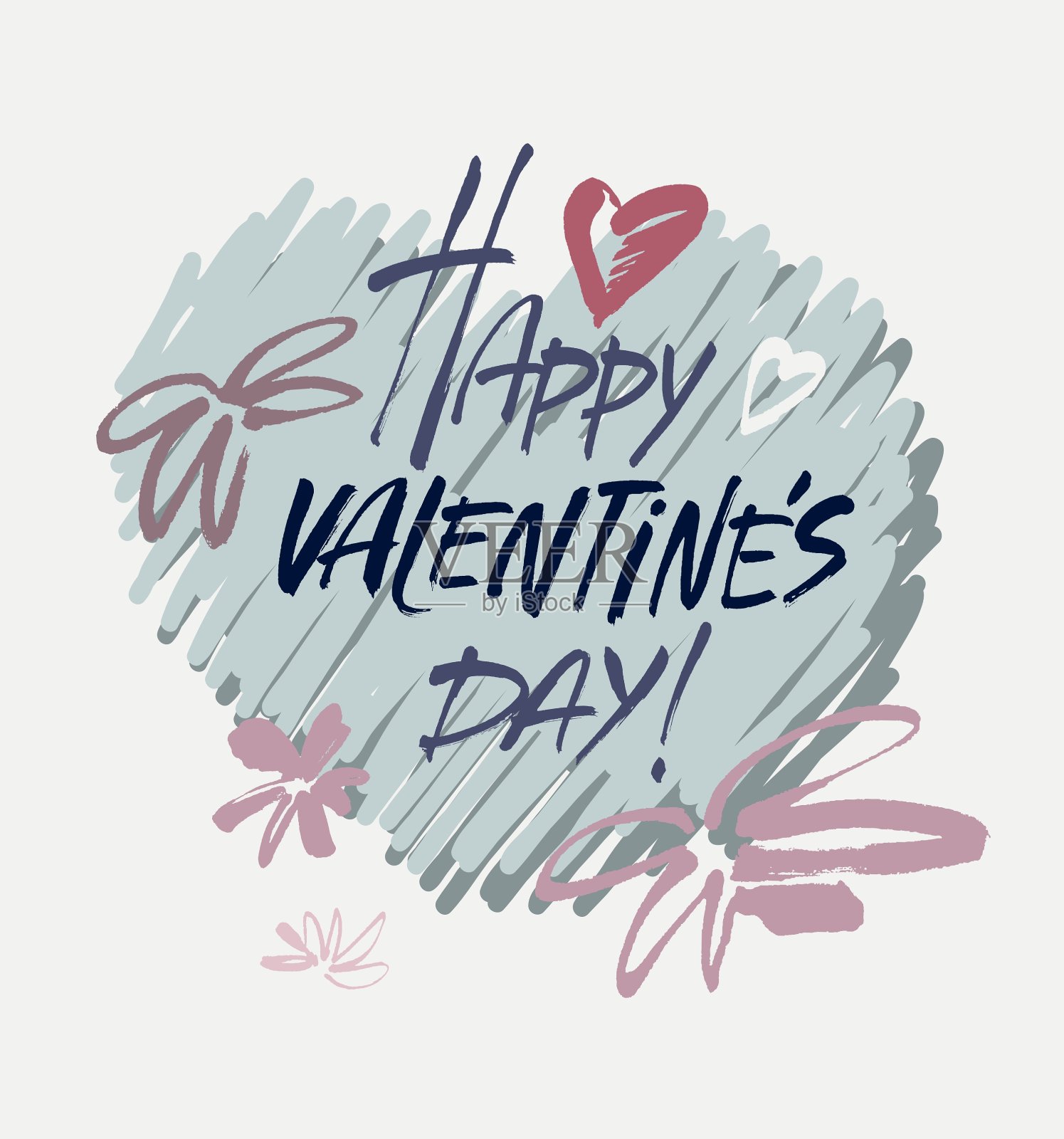 祝你情人节快乐插画图片素材