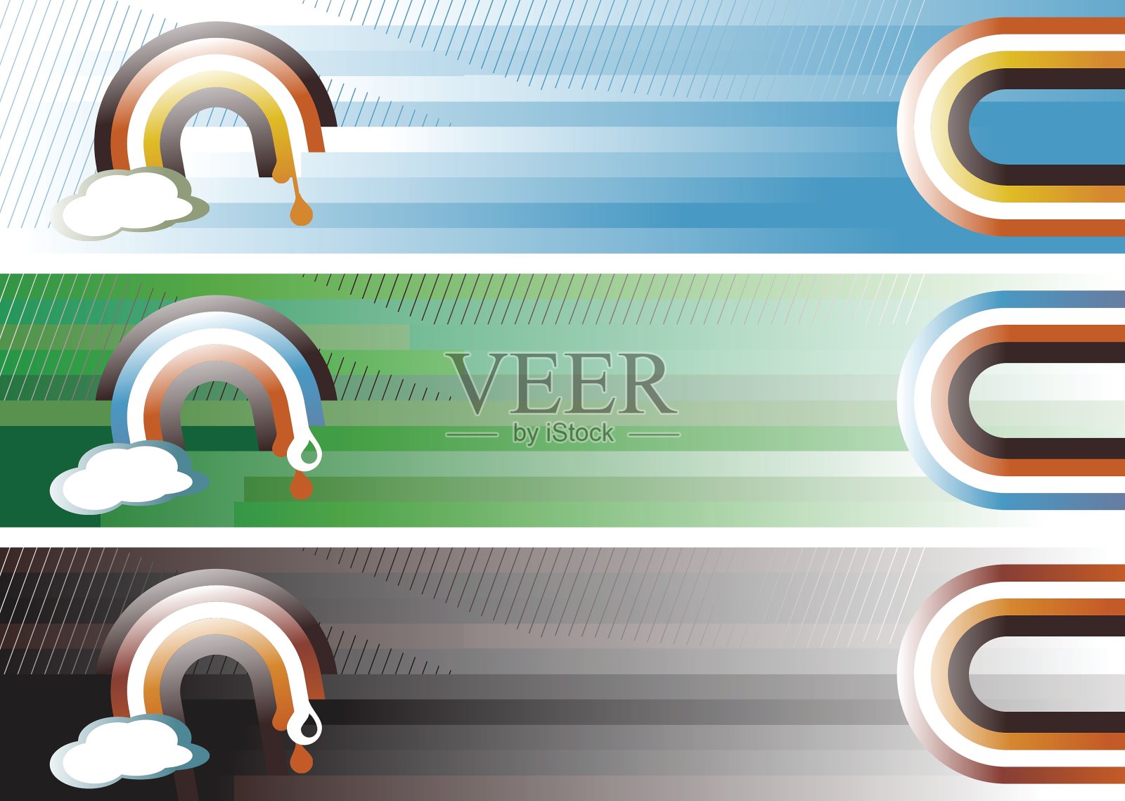 网络横幅广告插画图片素材