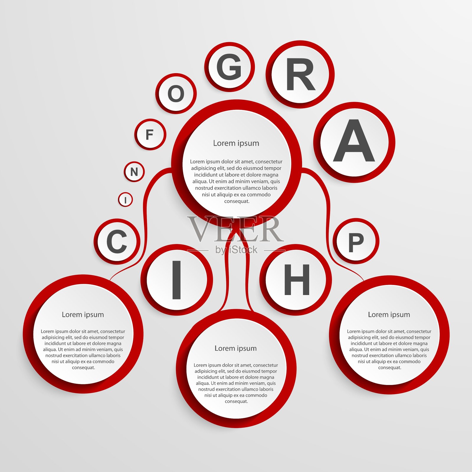 摘要信息图形设计模板插画图片素材