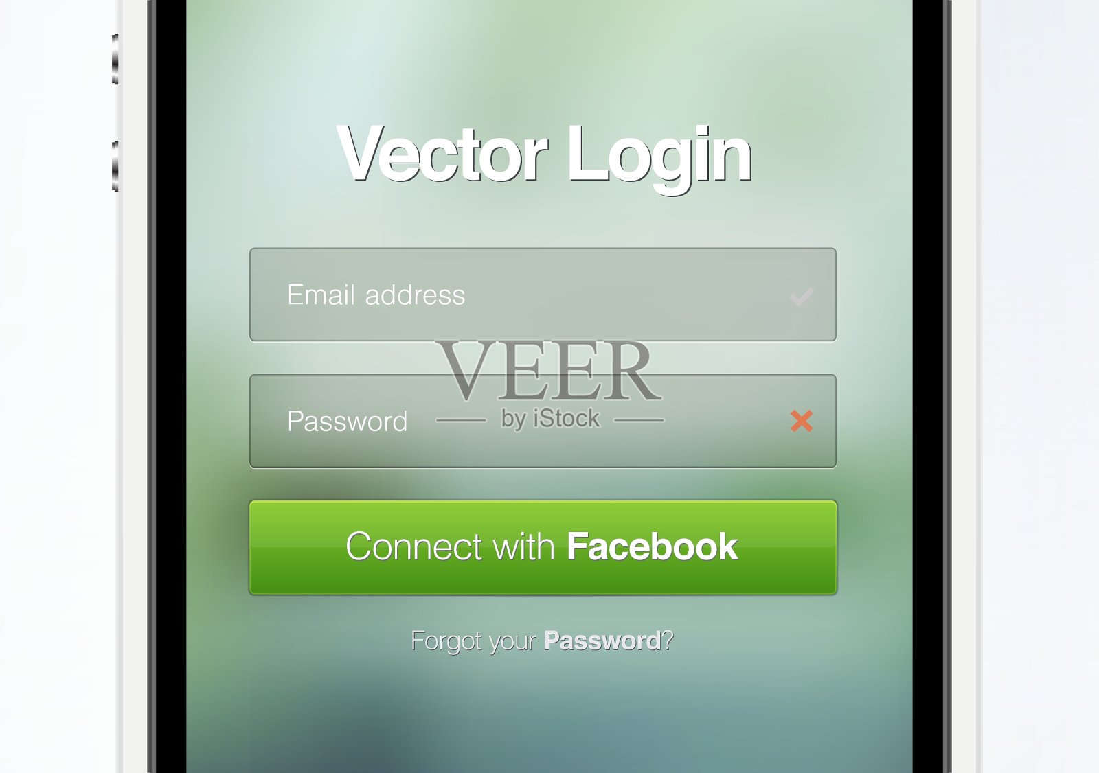 Web页面登录密码安全屏插画图片素材