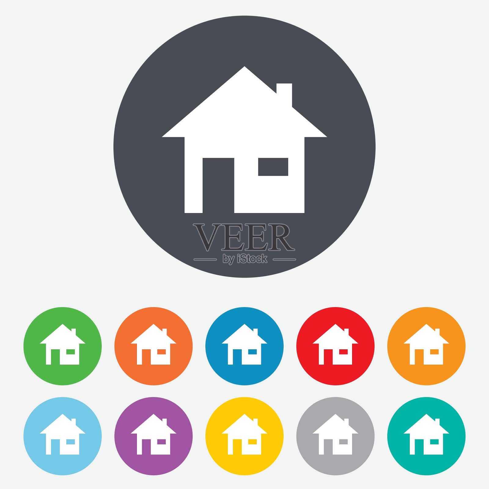 主页标志图标主页按钮导航图标素材