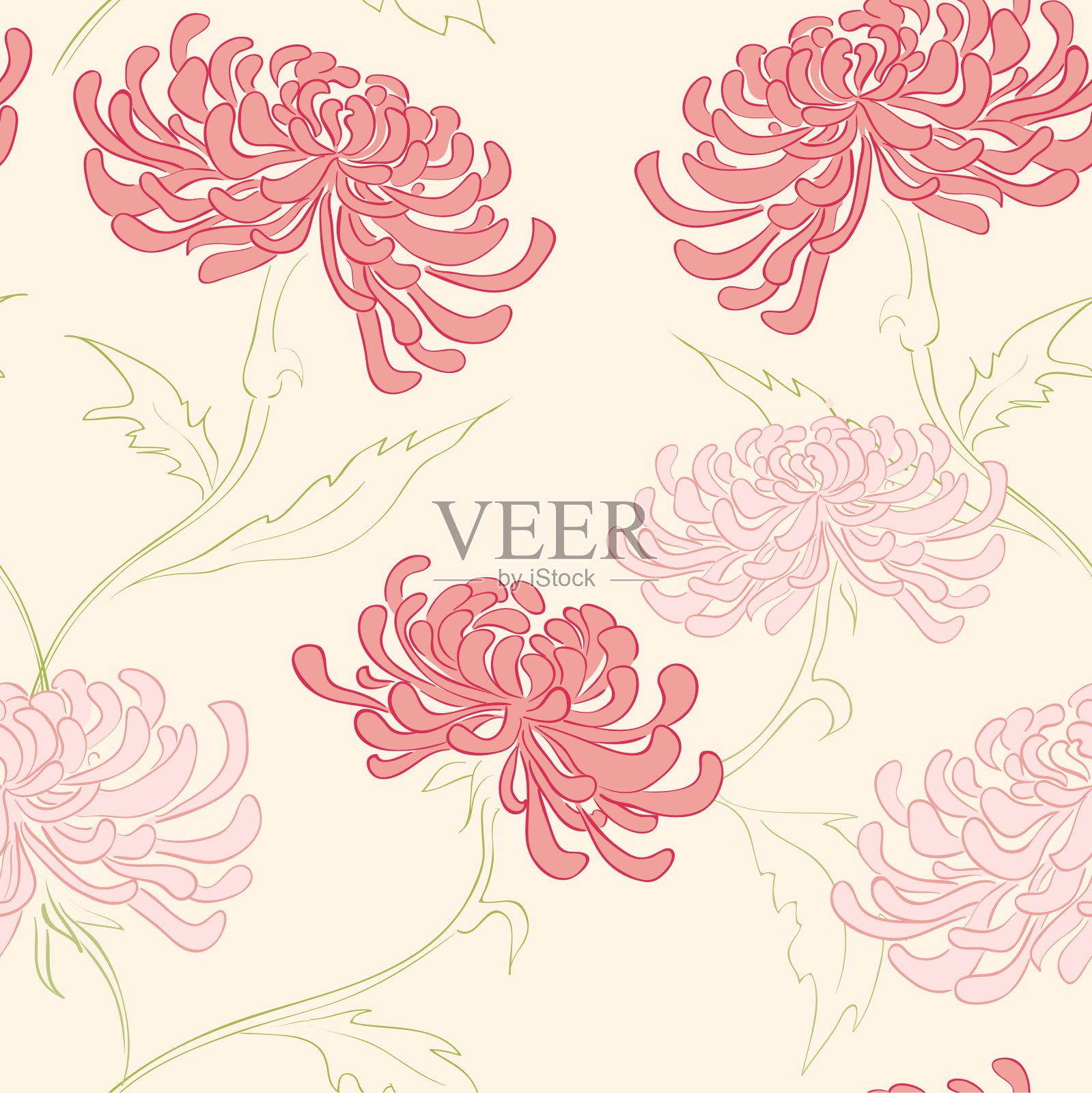 花的图案插画图片素材