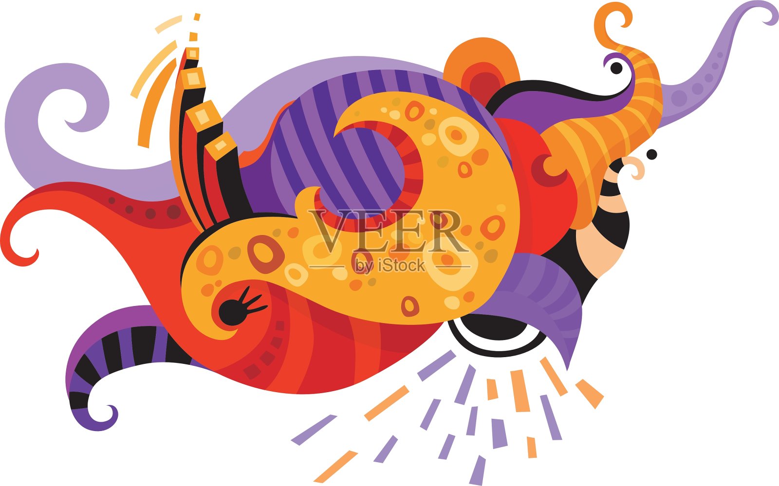 抽象的图案设计元素图片