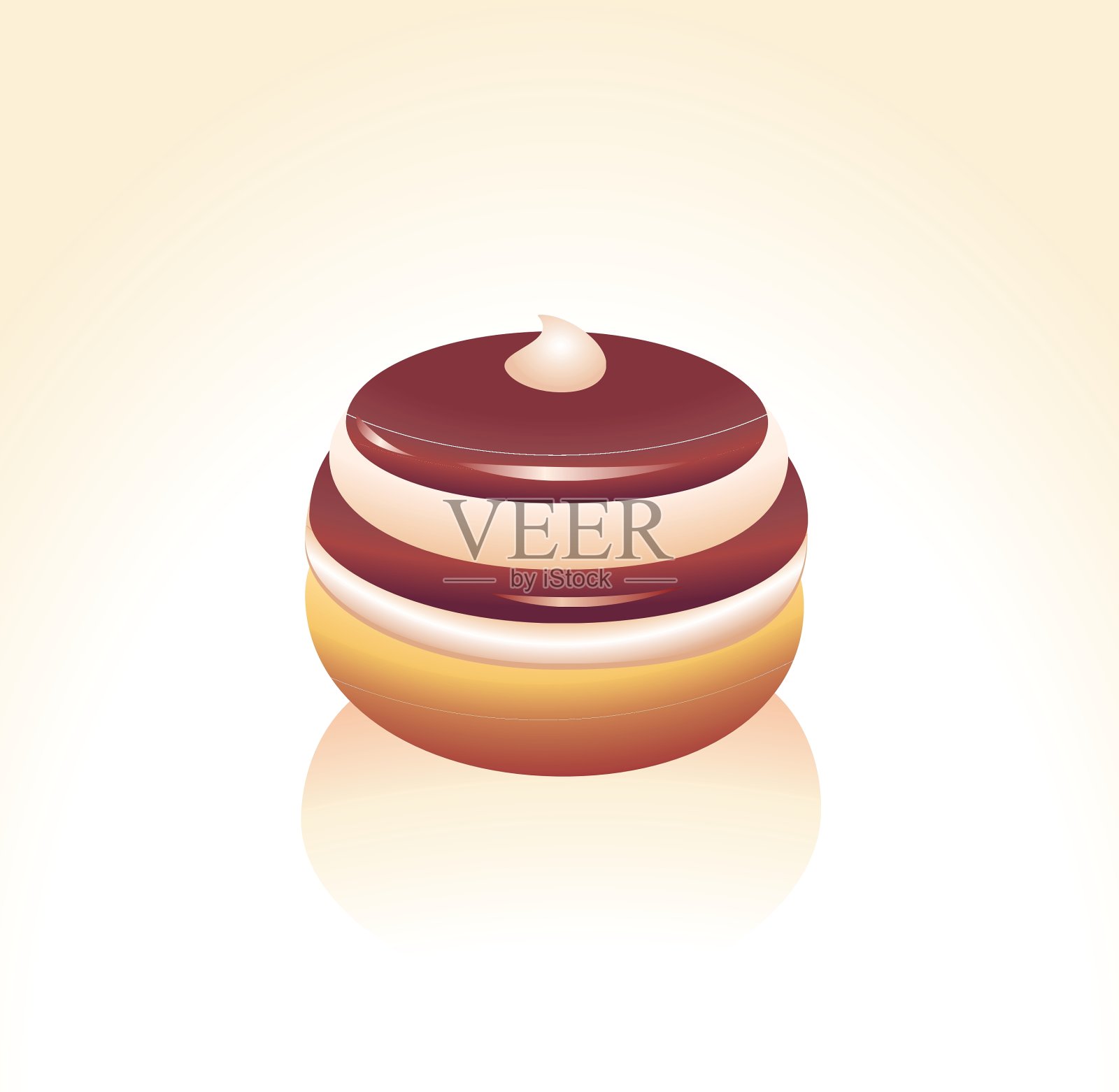 甜甜圈插画图片素材