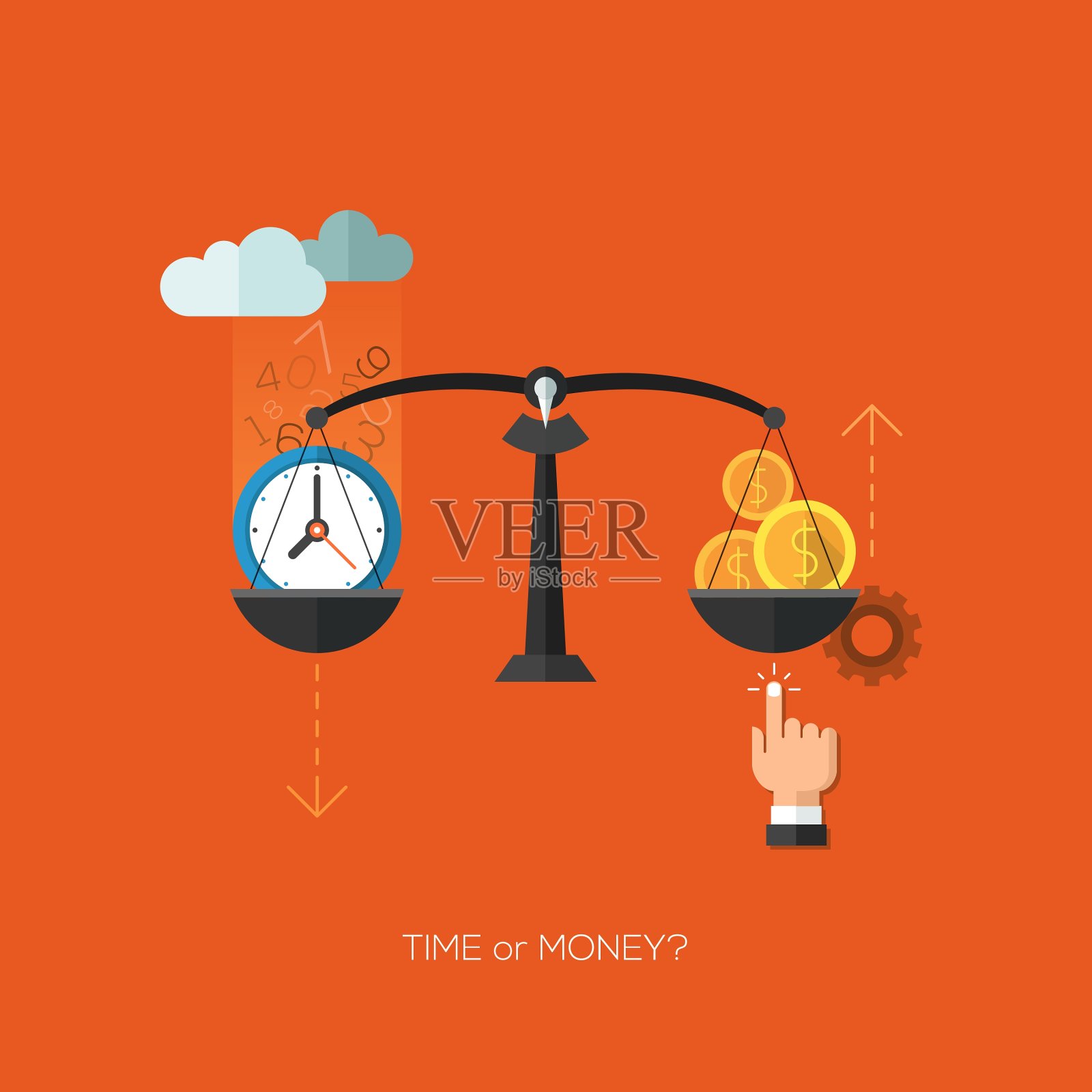 平面seo商务移动概念设计插画图片素材