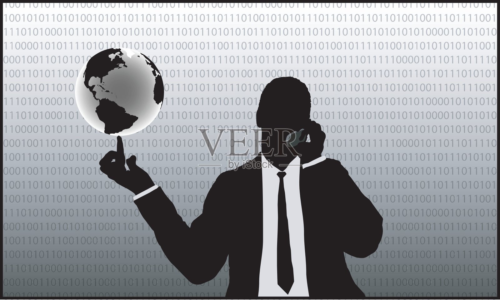 商业世界插画图片素材