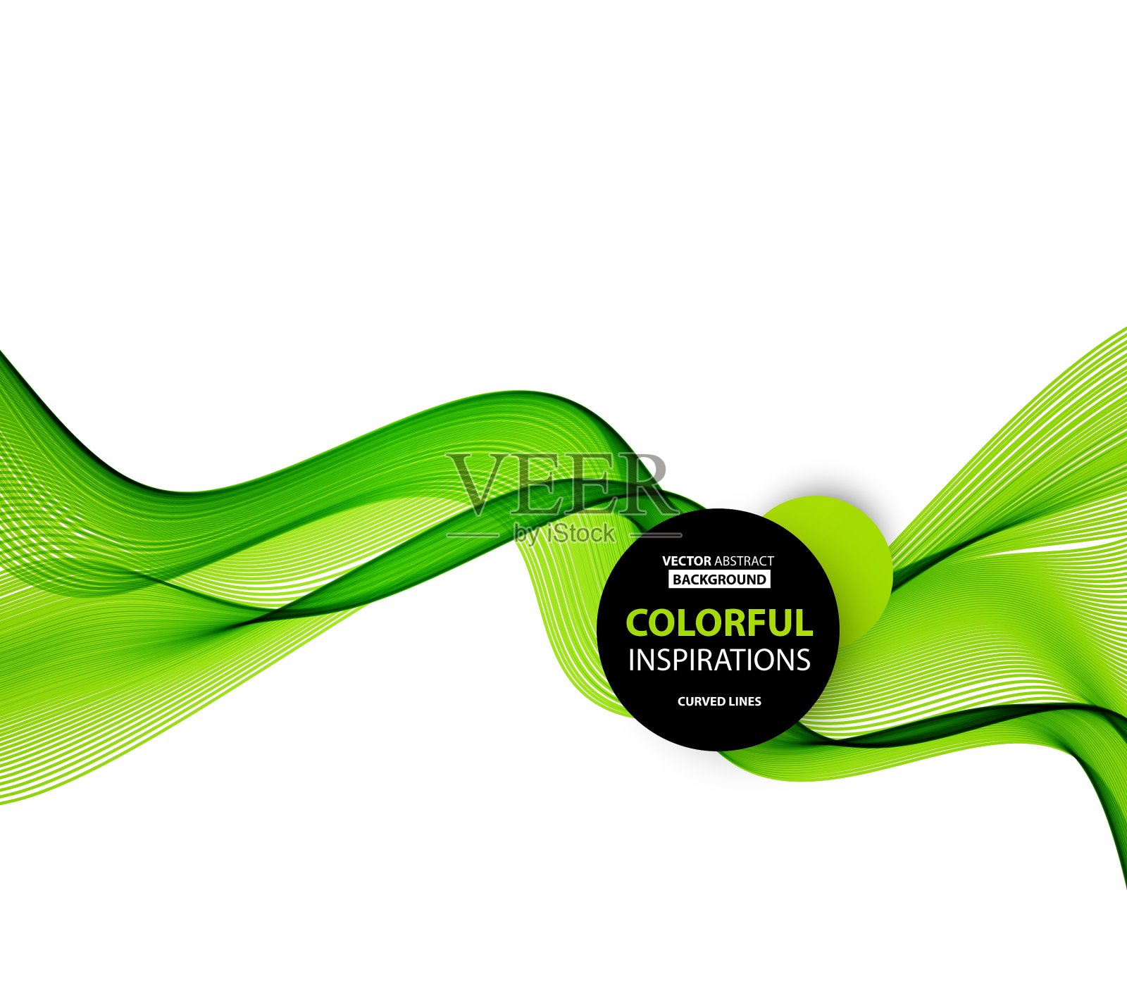 抽象背景未来的波浪插画图片素材