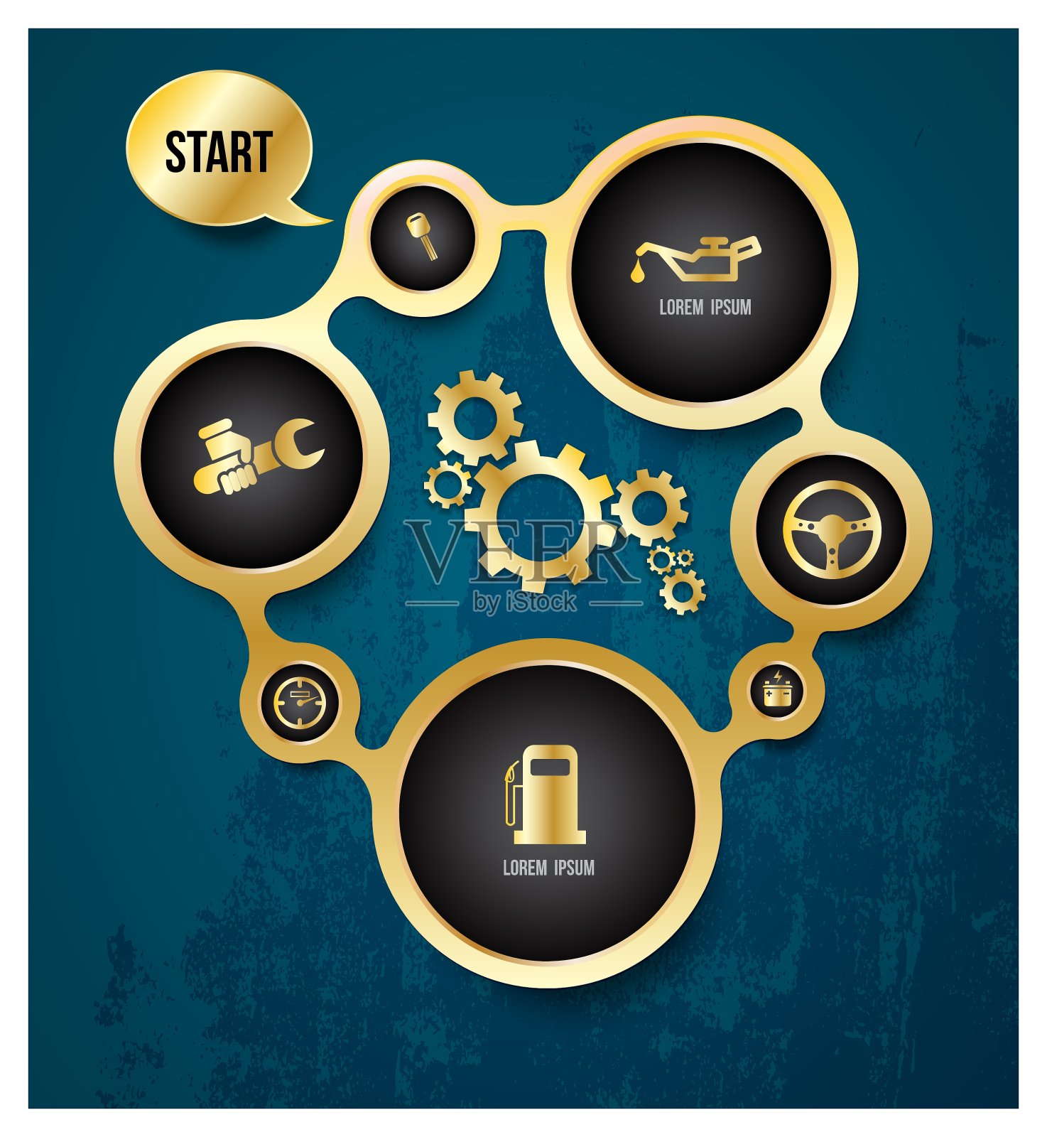 循环组模板插画图片素材