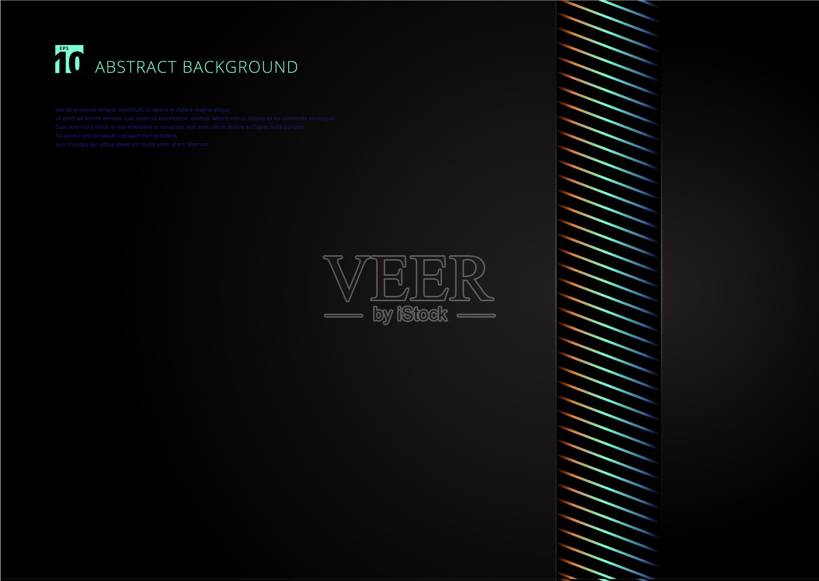 模板抽象充满活力的条纹对角线插画图片素材