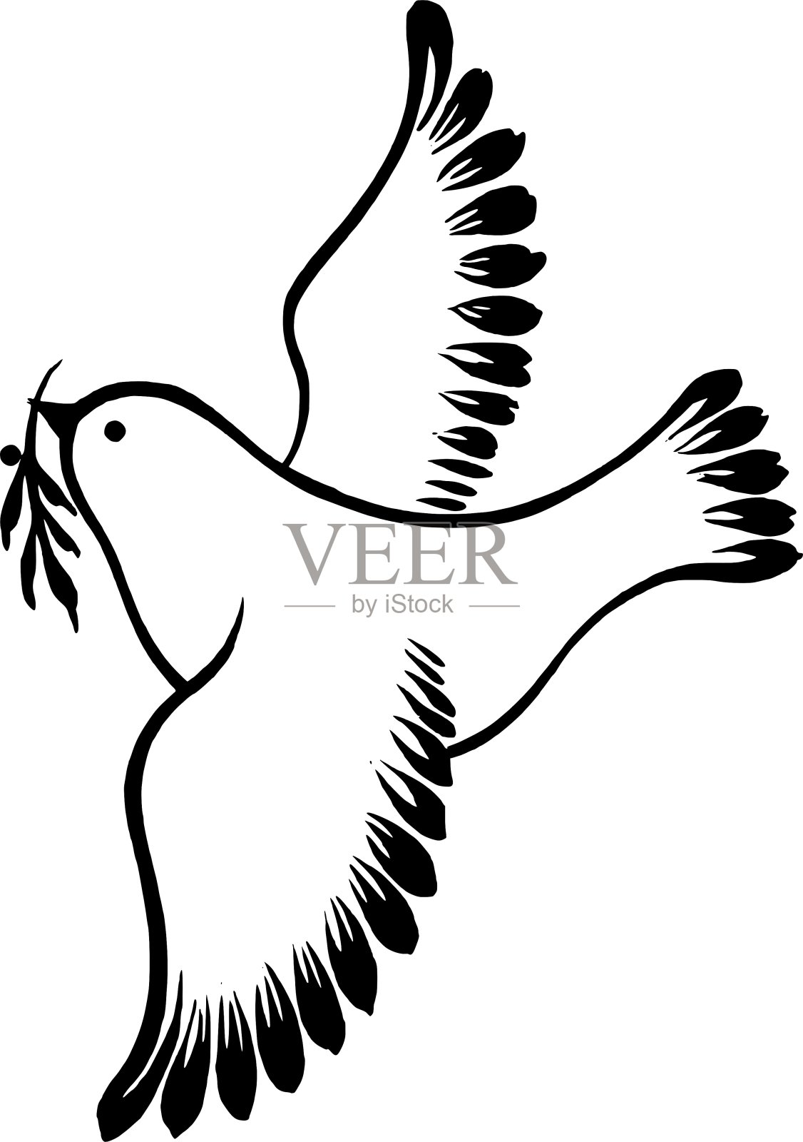 在和平插画图片素材