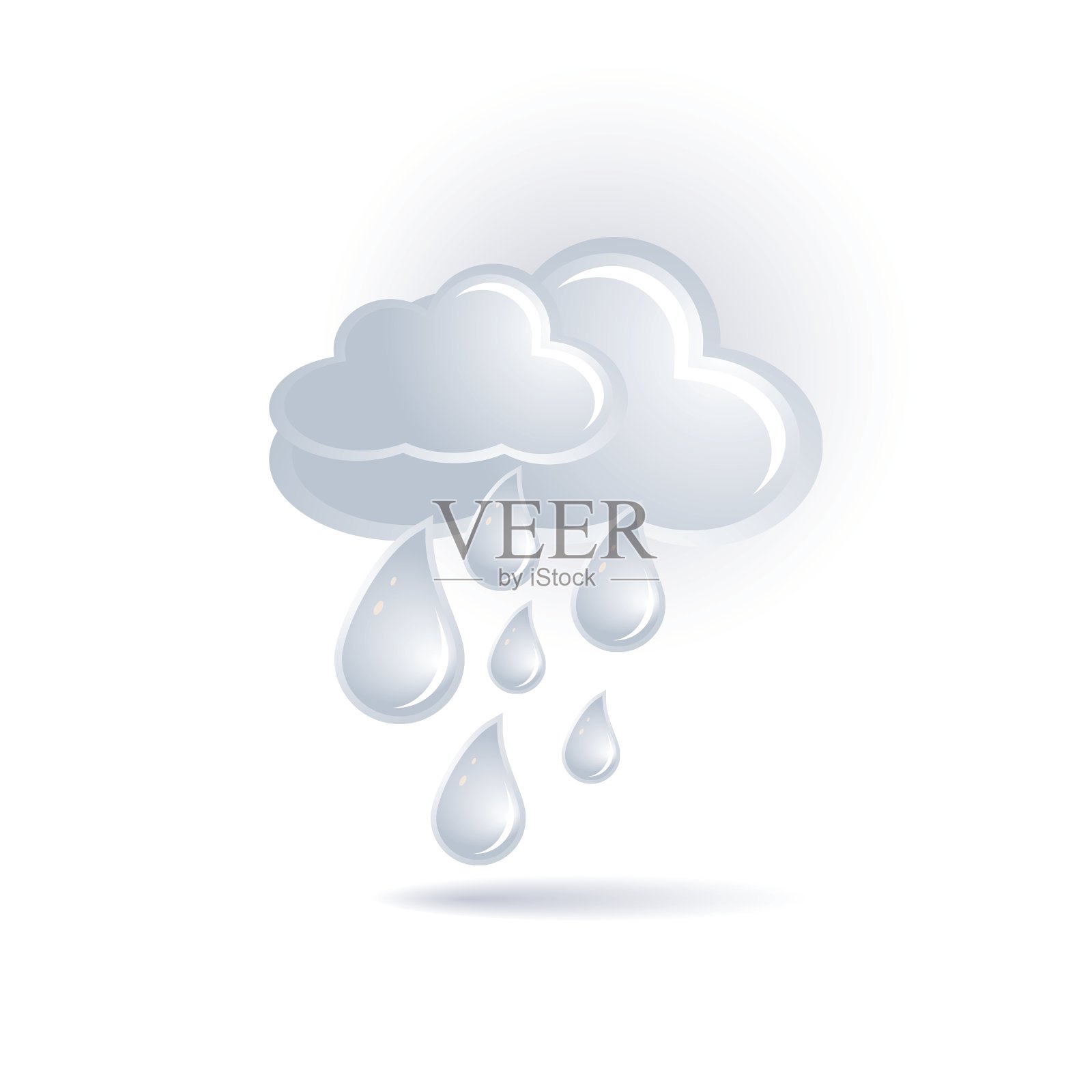 云和雨设计元素图片