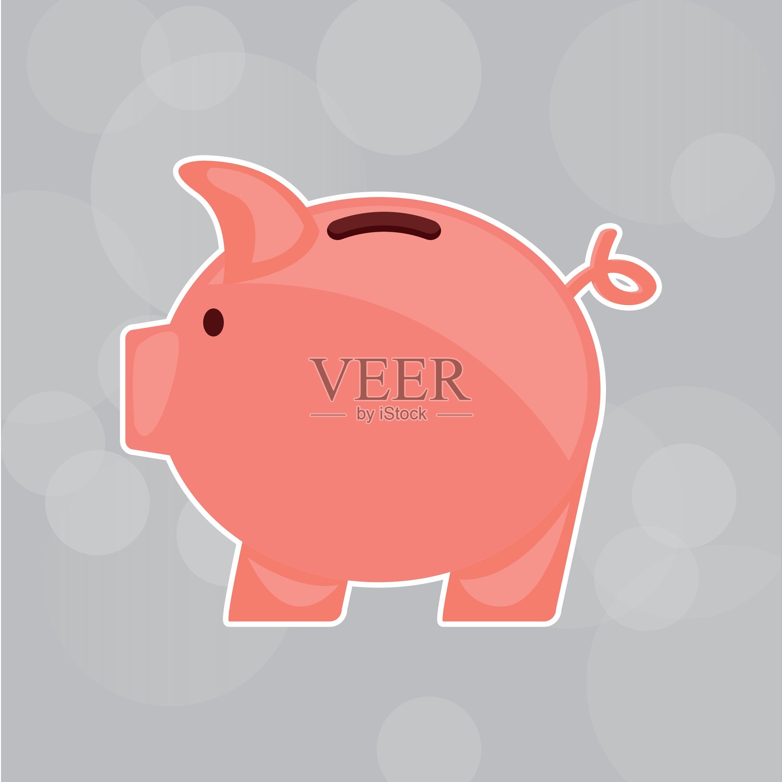 钱的概念设计插画图片素材