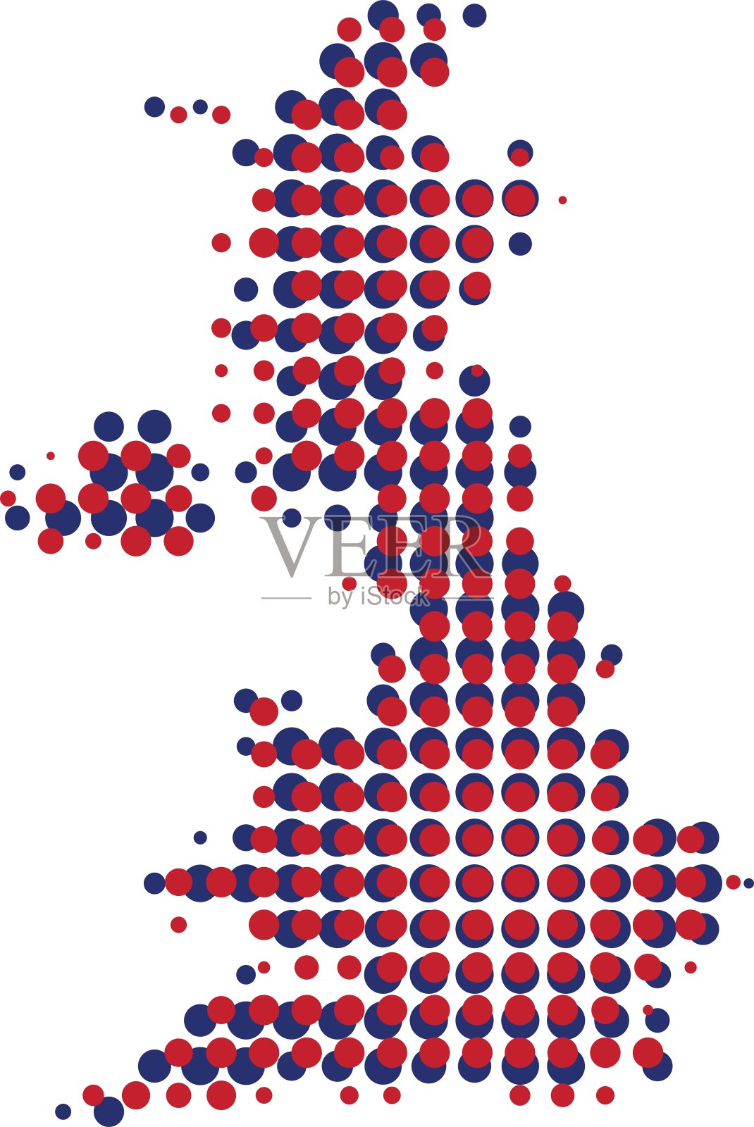 英国地图插画图片素材