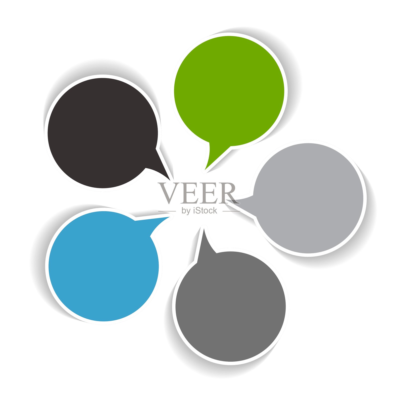 商业信息图表模板设计元素图片